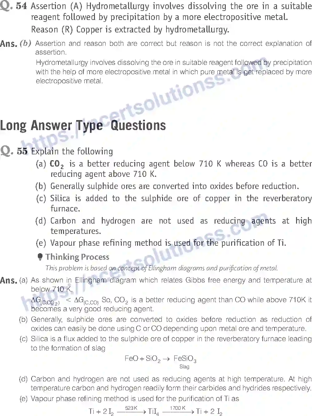 NCERT-Exemplar-Solution-Class-12-Chemistry-General-Principle-and-Processes-of-Isolation-of-Elements-35-page-16