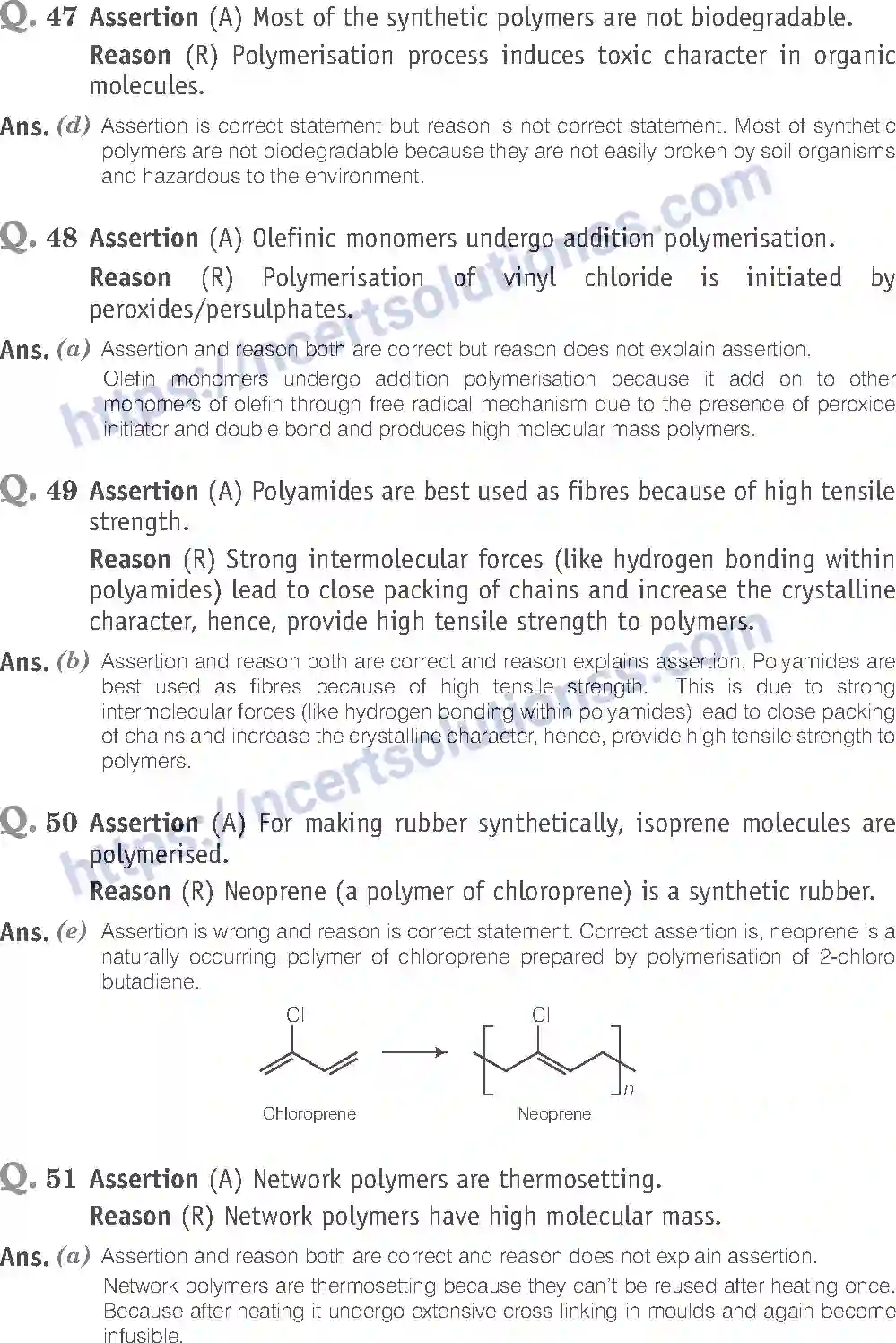 NCERT-Exemplar-Solution-Class-12-Chemistry-Polymer-44-page-17