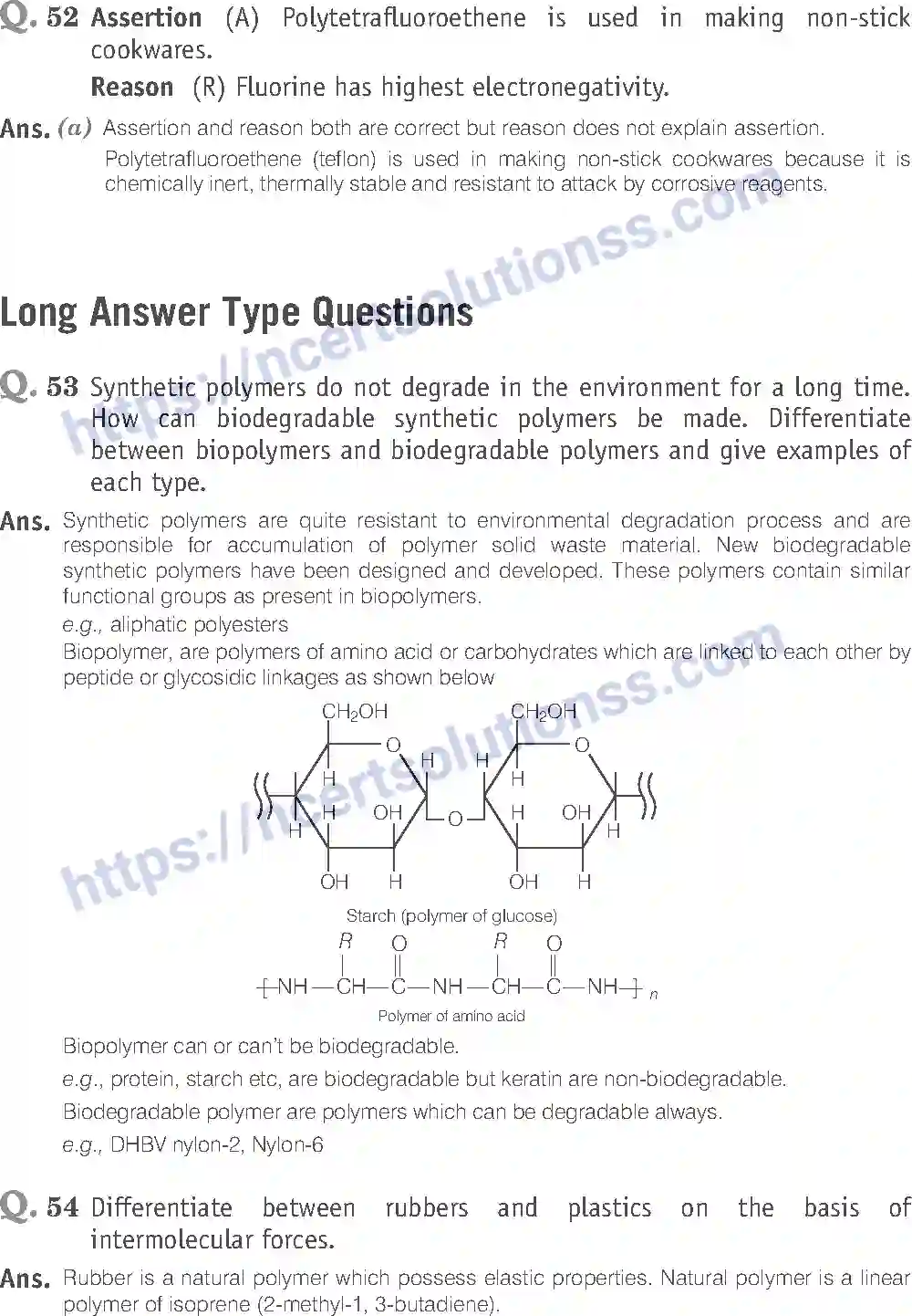 NCERT-Exemplar-Solution-Class-12-Chemistry-Polymer-44-page-18