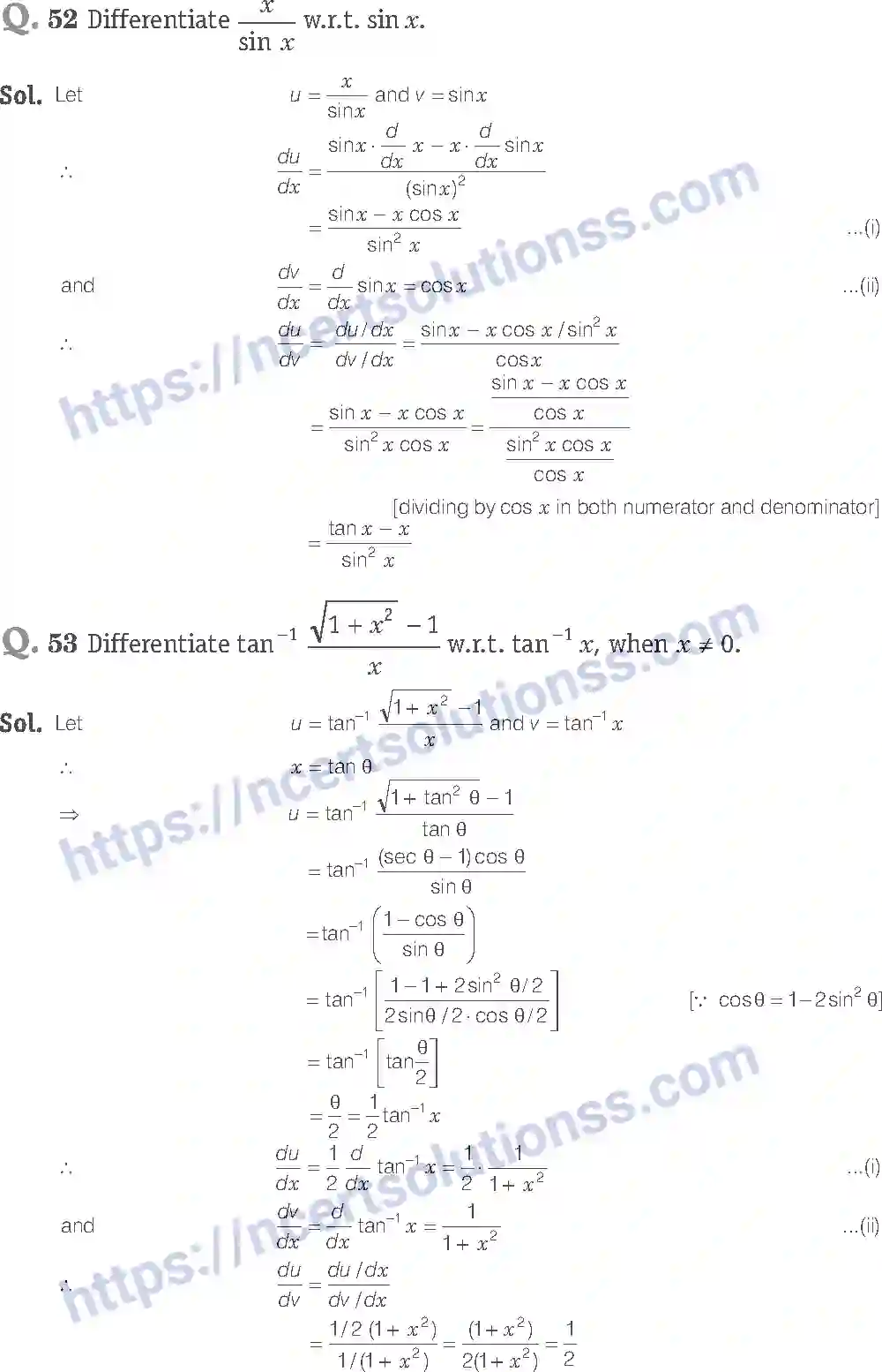 NCERT-Exemplar-Solution-Class-12-Mathematics-Continuity-and-Differentiability-5-page-25