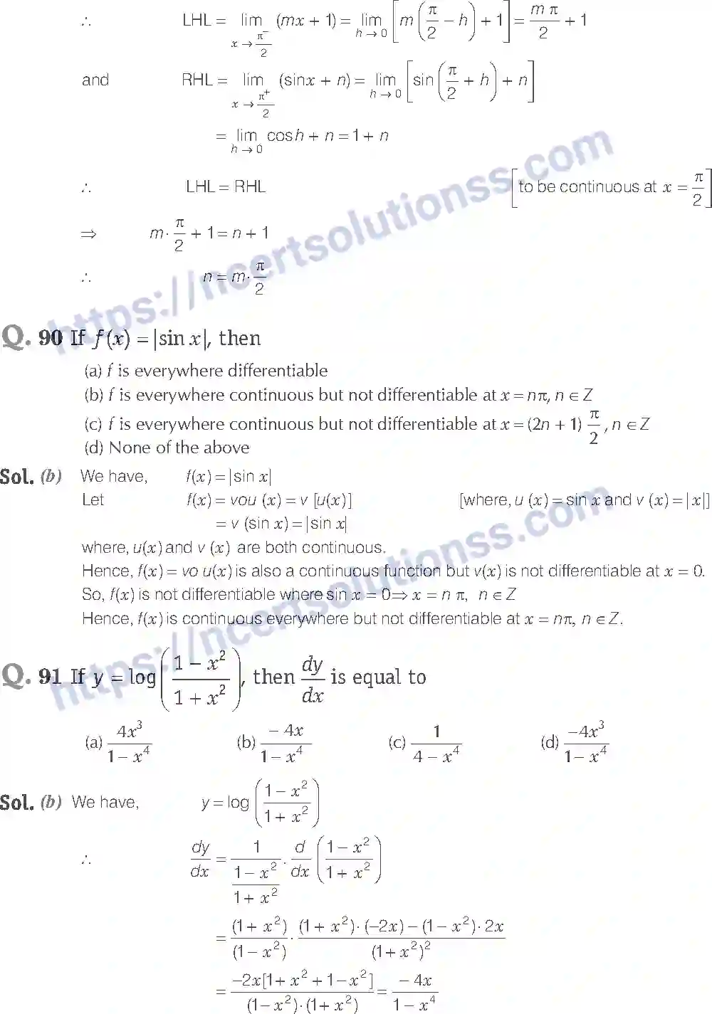 NCERT-Exemplar-Solution-Class-12-Mathematics-Continuity-and-Differentiability-5-page-45