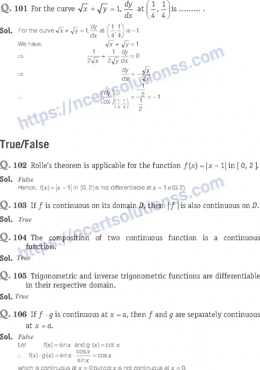 NCERT-Exemplar-Solution-Class-12-Mathematics-Continuity-and-Differentiability-5-page-49