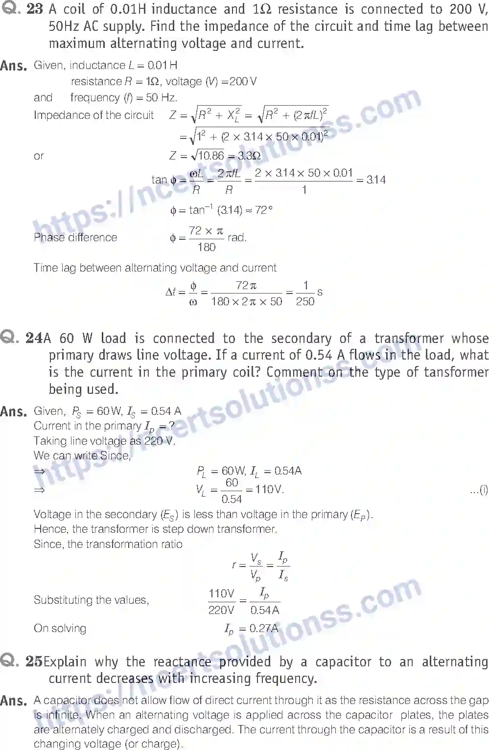 NCERT-Exemplar-Solution-Class-12-Physics-Alternating-Current-52-page-11