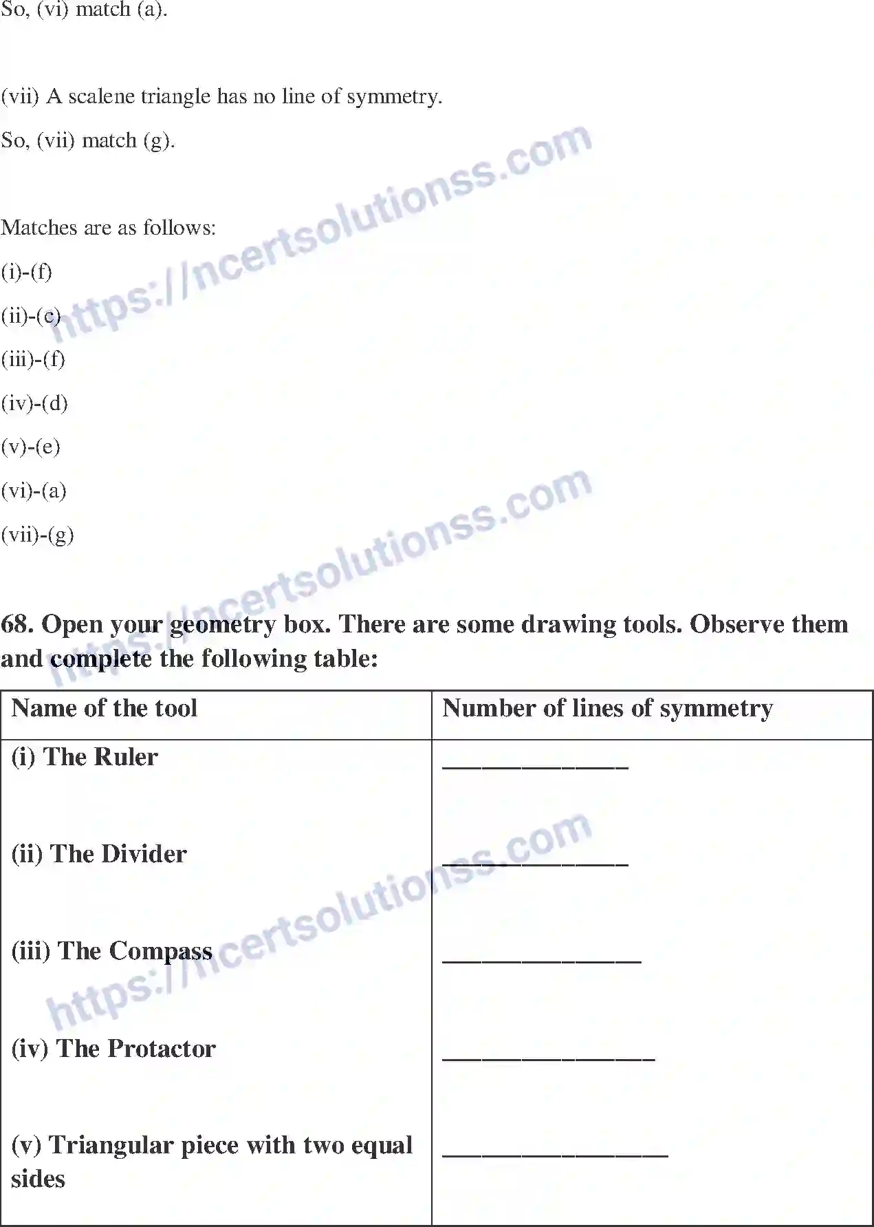 NCERT-Exemplar-Solution-Class-6-Mathematics-Symmetry-and-Practical-Geometry-254-page-21