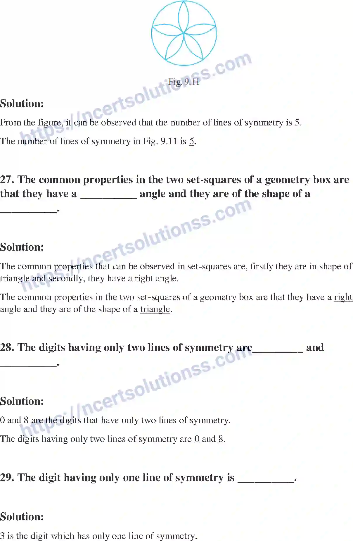 NCERT-Exemplar-Solution-Class-6-Mathematics-Symmetry-and-Practical-Geometry-254-page-9