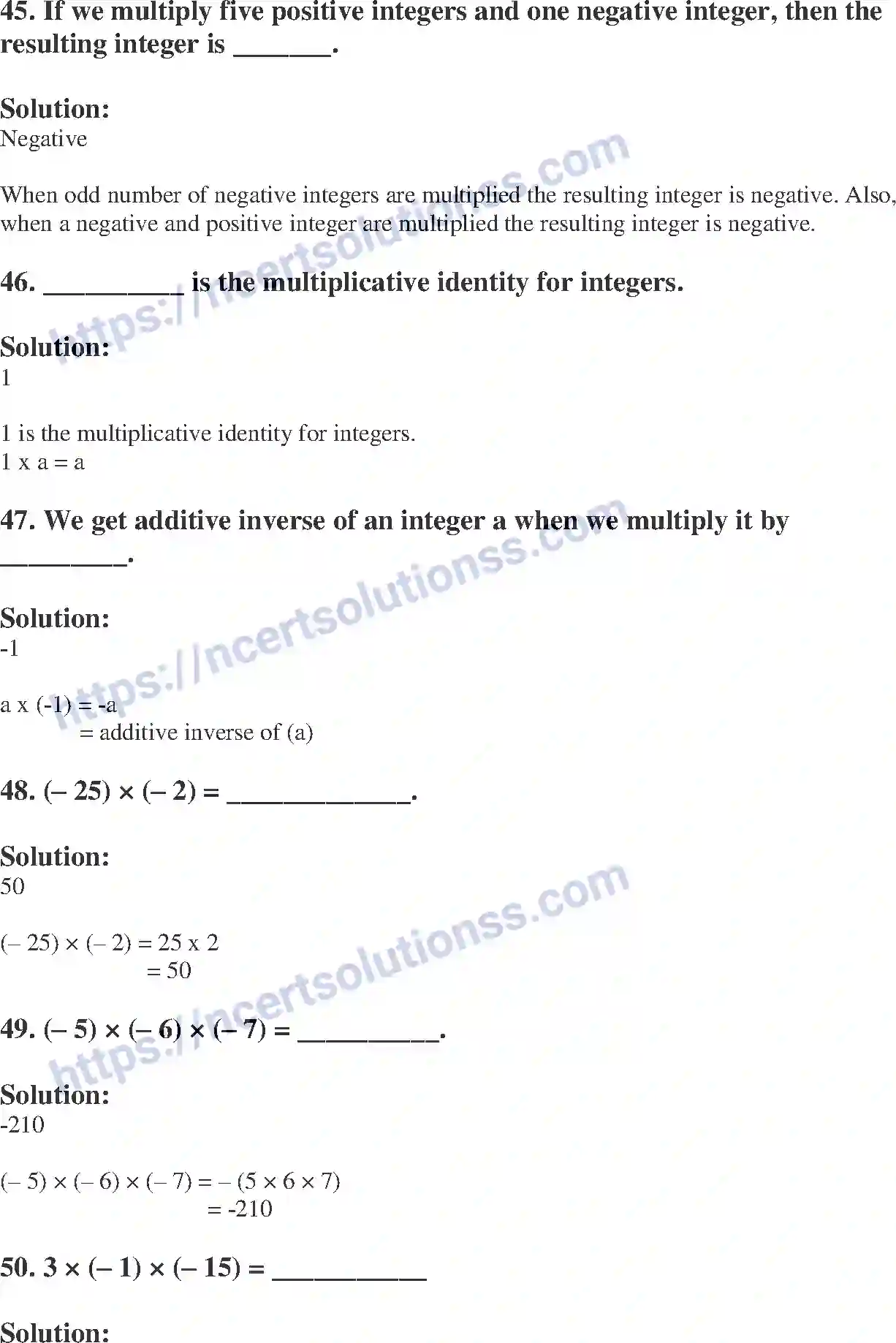 NCERT-Exemplar-Solution-Class-7-Mathematics-Integers-216-page-13