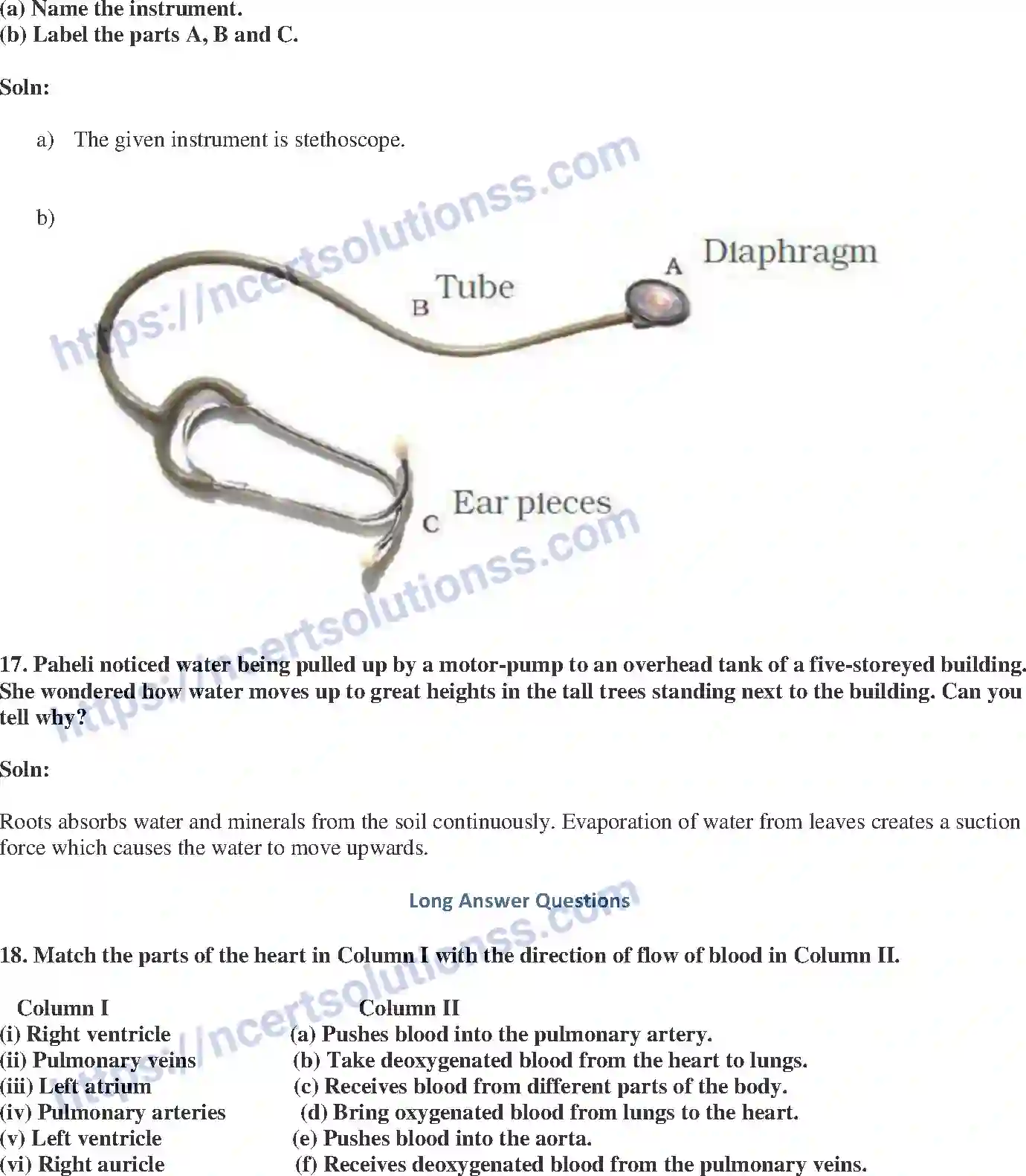NCERT-Exemplar-Solution-Class-7-Science-Transportation-in-Animals-and-Plants-238-page-6