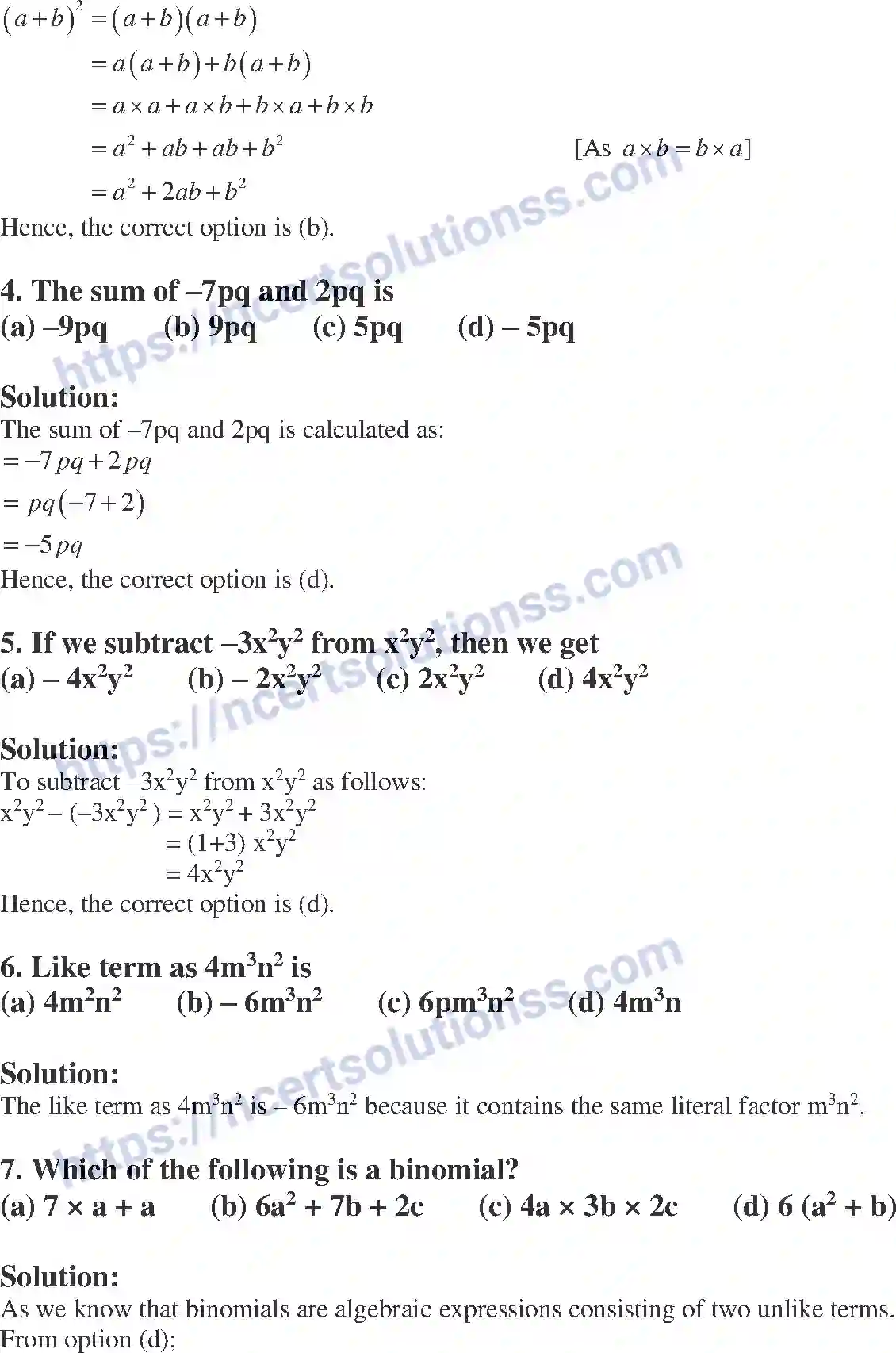 NCERT-Exemplar-Solution-Class-8-Mathematics-Algebraic-Expressions-Identities-and-Factorization-191-page-2