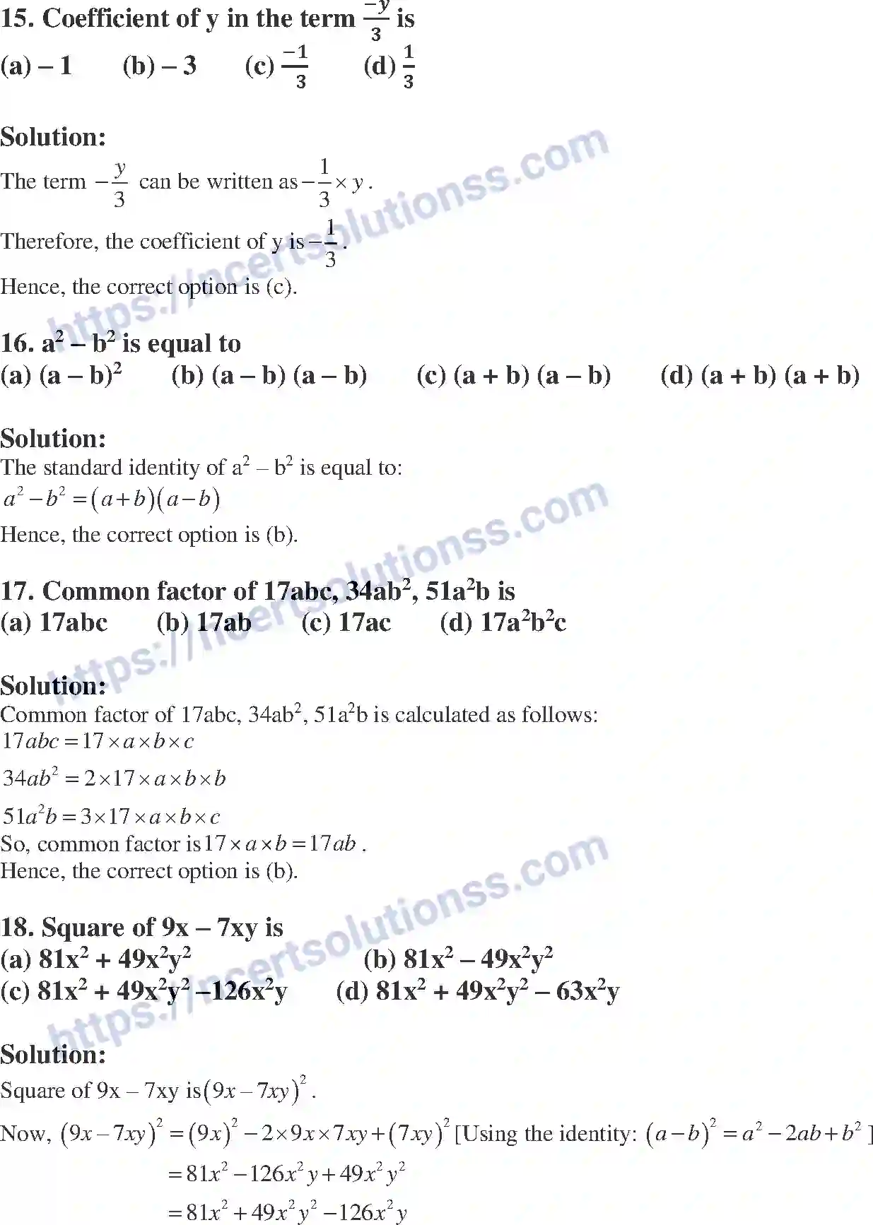 NCERT-Exemplar-Solution-Class-8-Mathematics-Algebraic-Expressions-Identities-and-Factorization-191-page-5