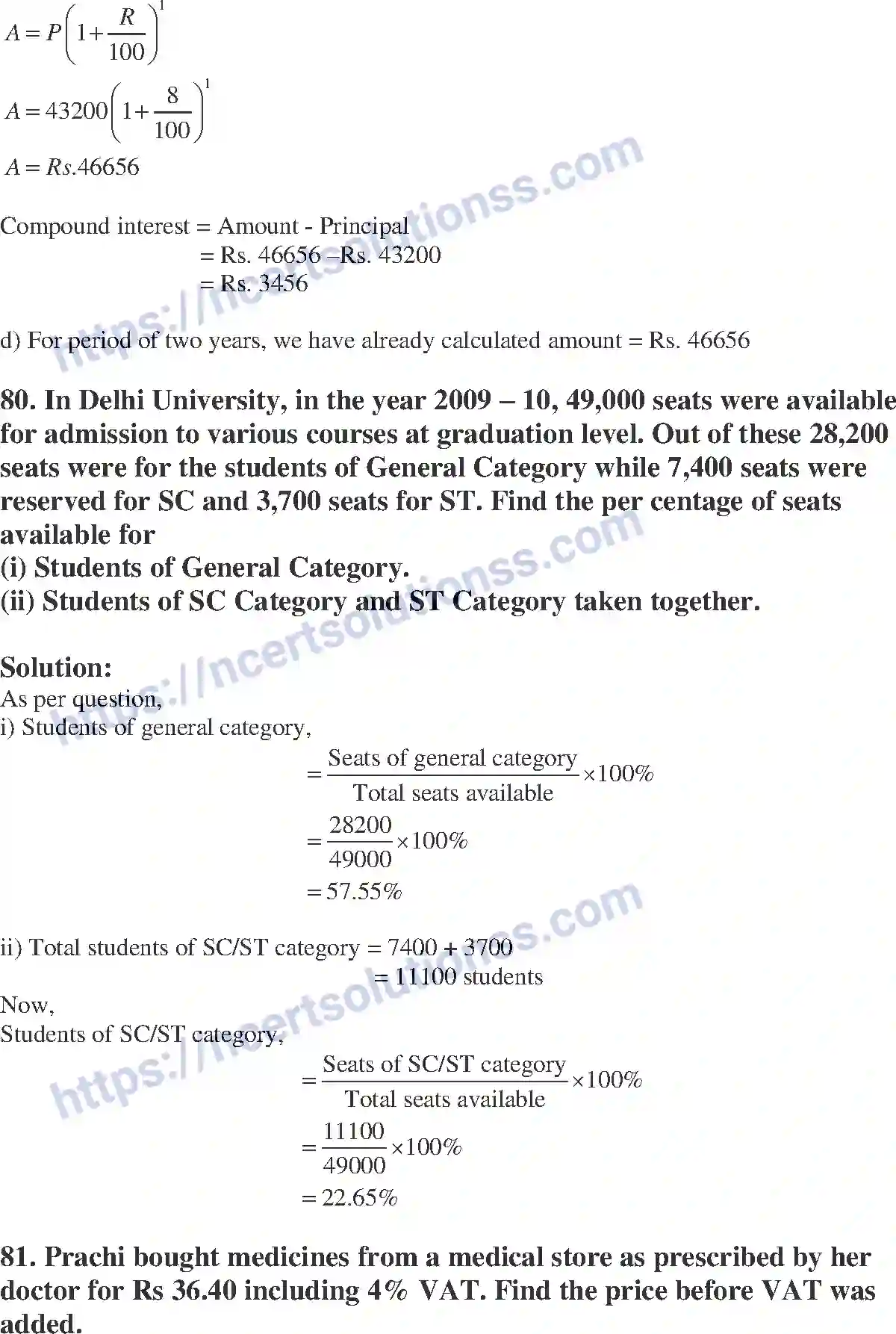 NCERT-Exemplar-Solution-Class-8-Mathematics-Comparing-Quantities-193-page-30