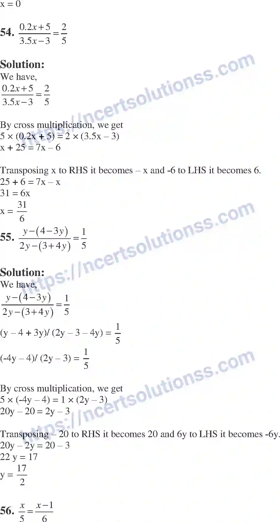 NCERT-Exemplar-Solution-Class-8-Mathematics-Linear-Equation-in-one-Variable-188-page-20