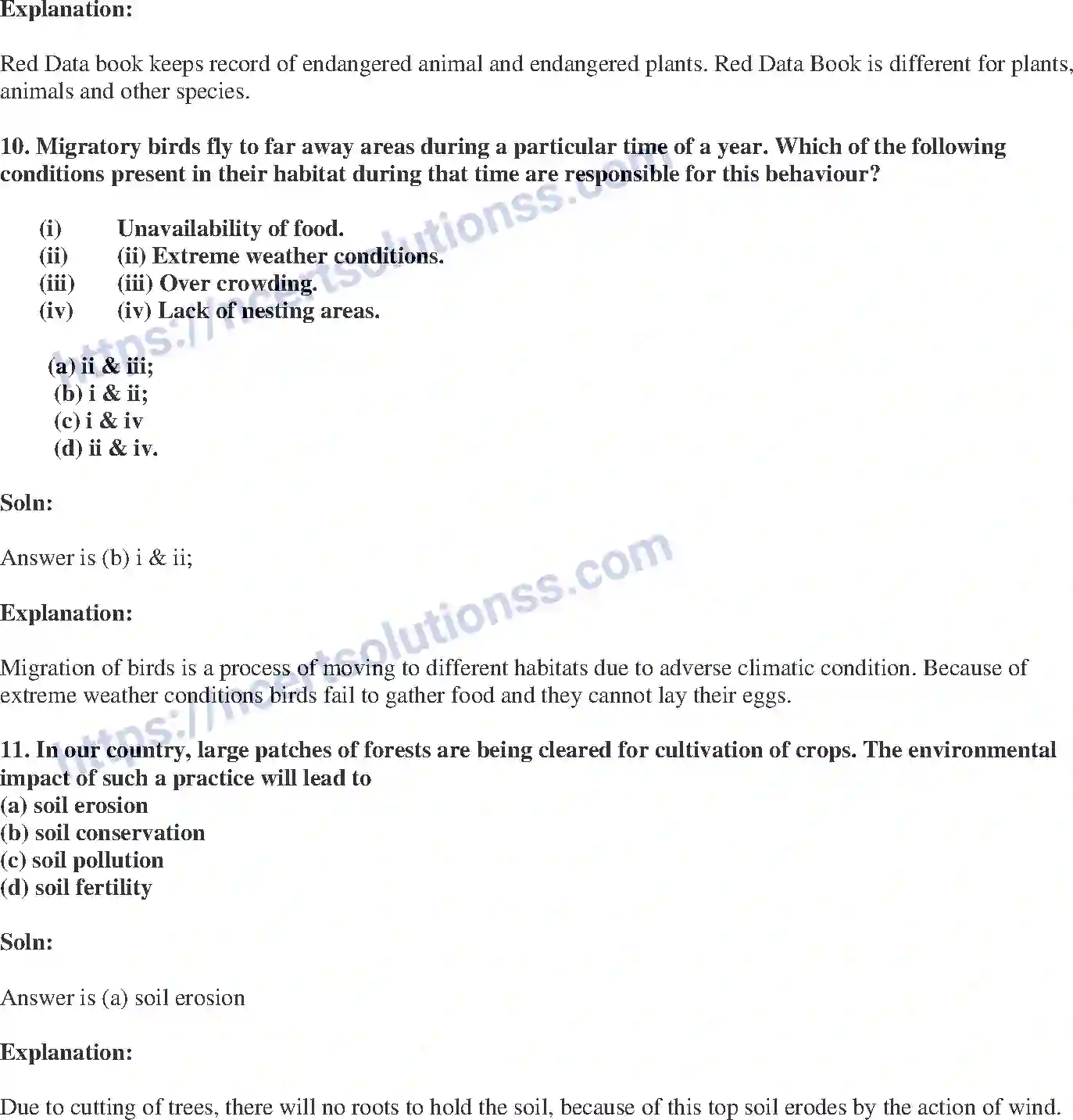 NCERT-Exemplar-Solution-Class-8-Science-Conservation-of-Plants-and-Animals-204-page-4