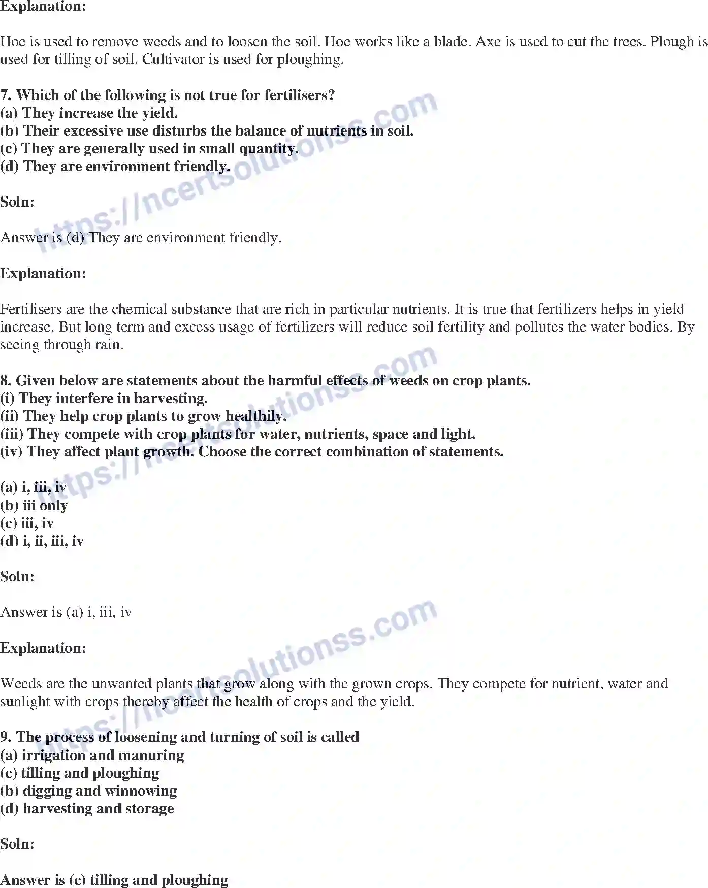 NCERT-Exemplar-Solution-Class-8-Science-Crop-Production-and-Management-198-page-3