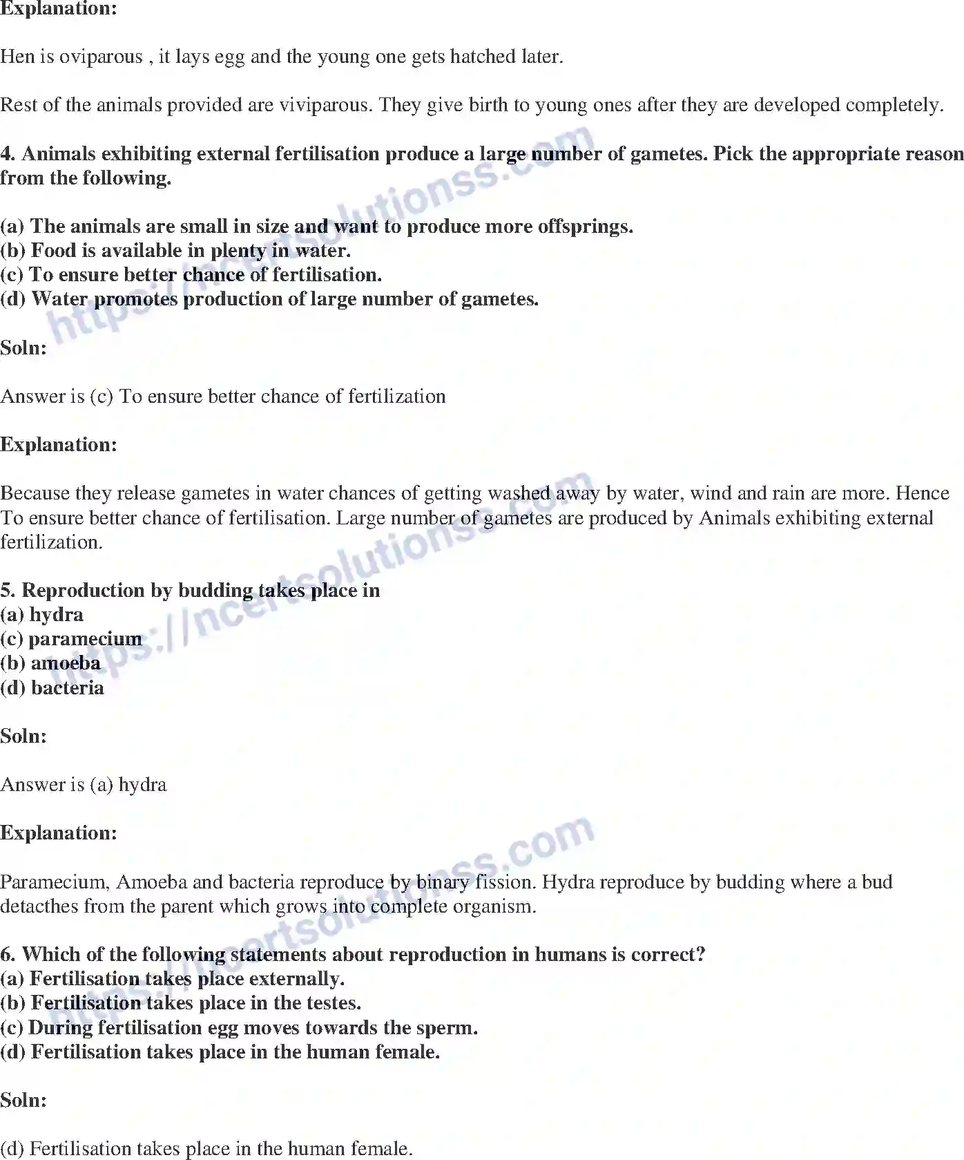 NCERT-Exemplar-Solution-Class-8-Science-Reproduction-in-Animals-206-page-2