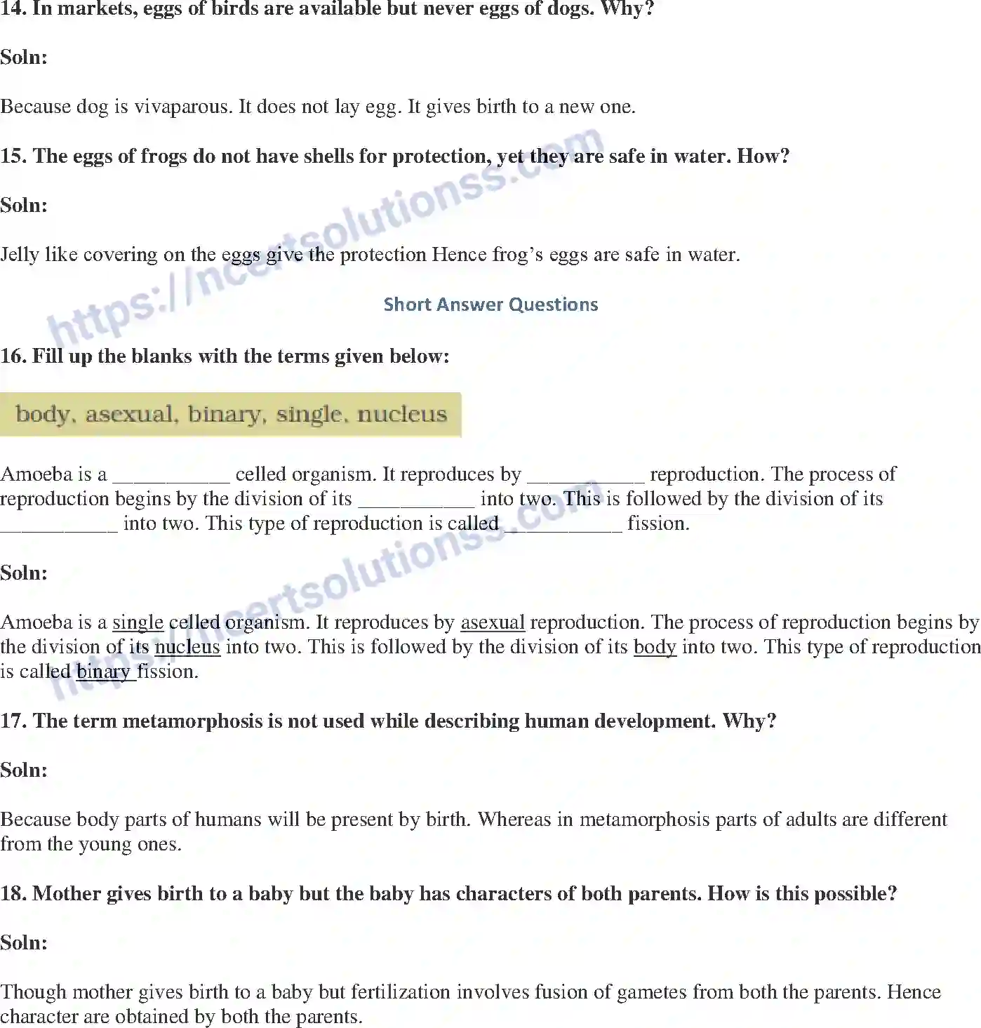 NCERT-Exemplar-Solution-Class-8-Science-Reproduction-in-Animals-206-page-5