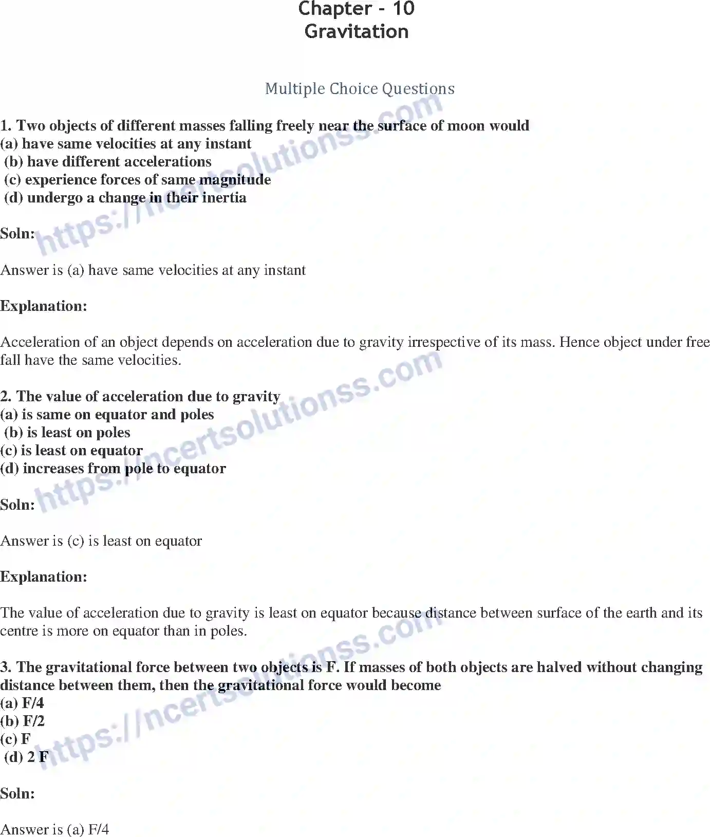NCERT-Exemplar-Solution-Class-9-Science-Gravitation-179-page-1
