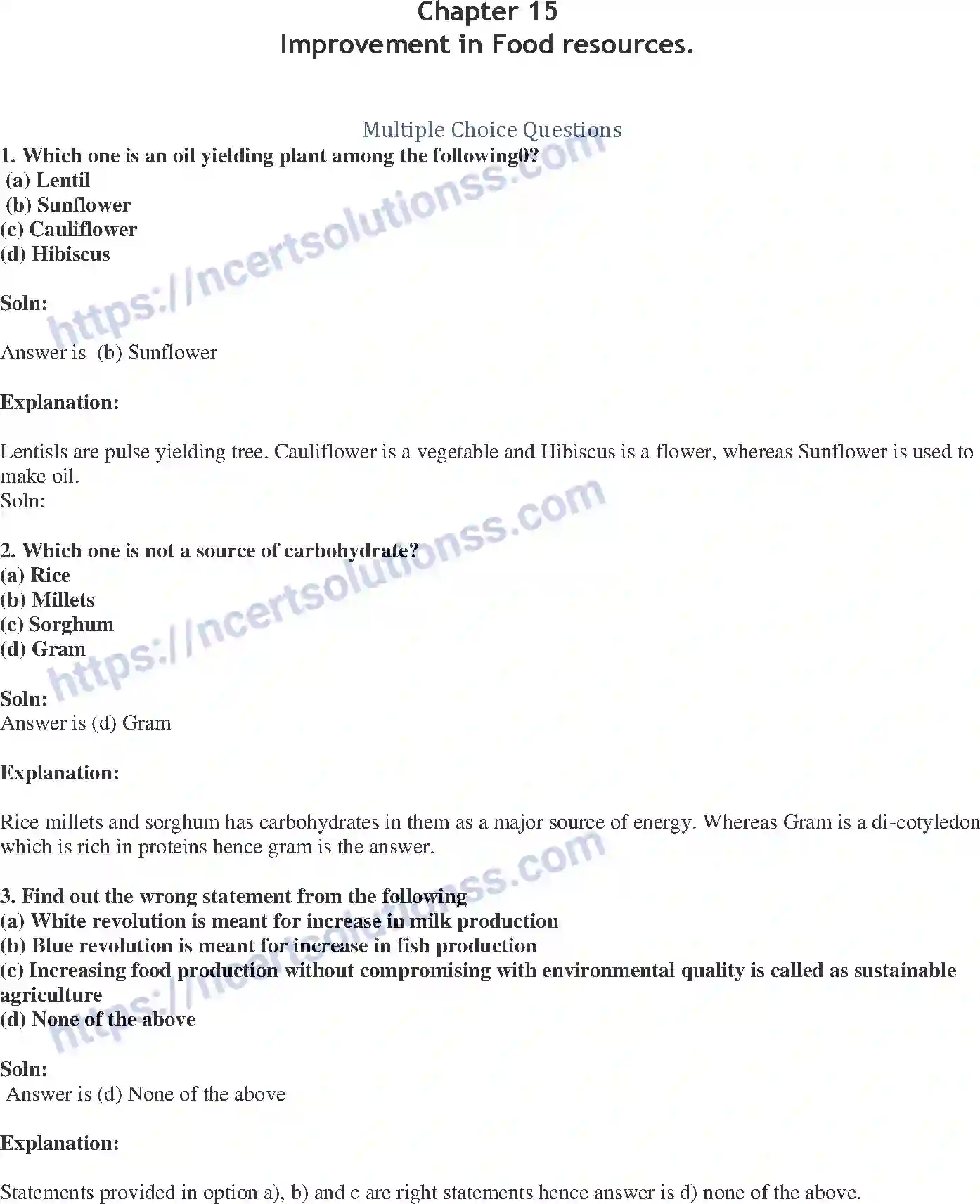 NCERT-Exemplar-Solution-Class-9-Science-Improvement-in-Food-Resources-184-page-1