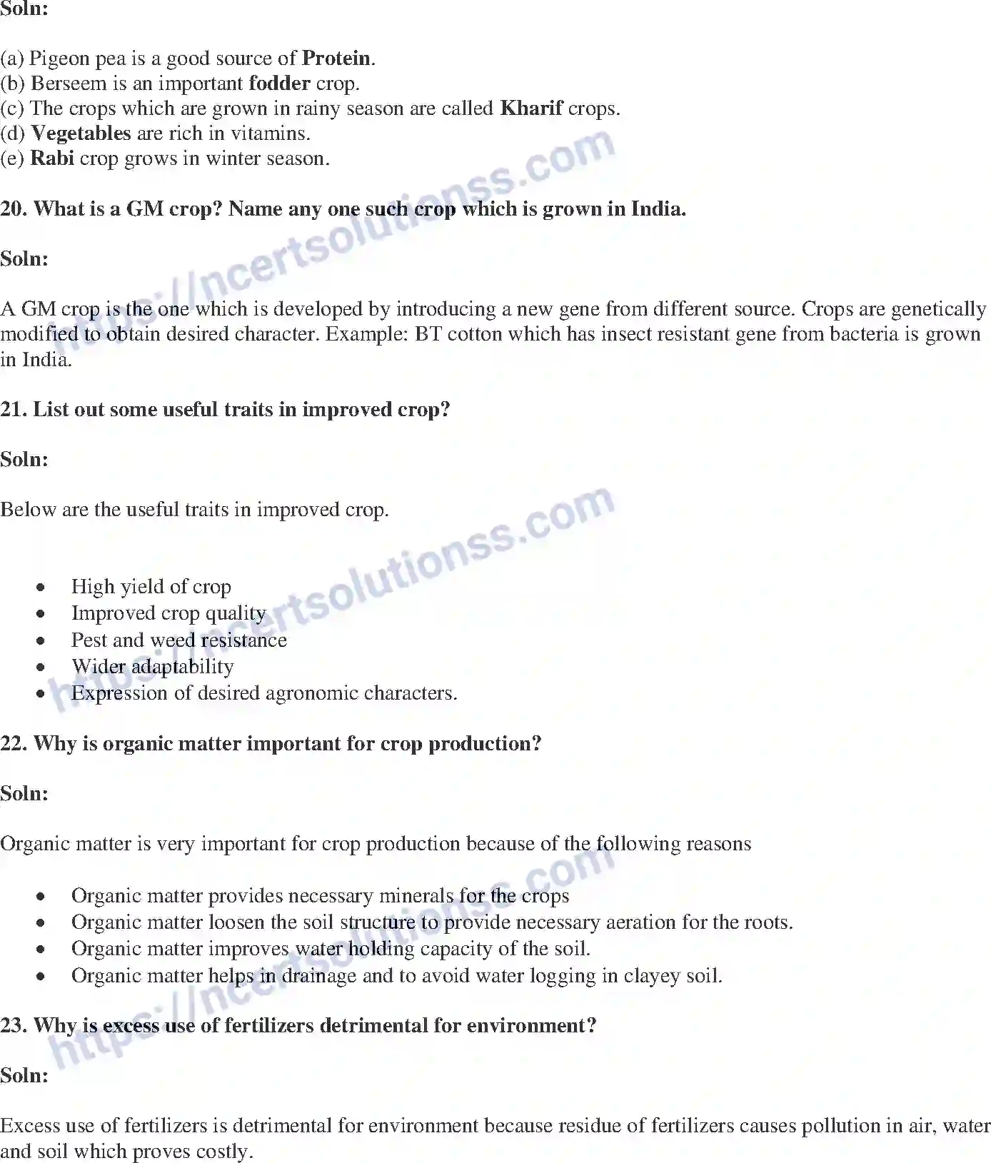 NCERT-Exemplar-Solution-Class-9-Science-Improvement-in-Food-Resources-184-page-7