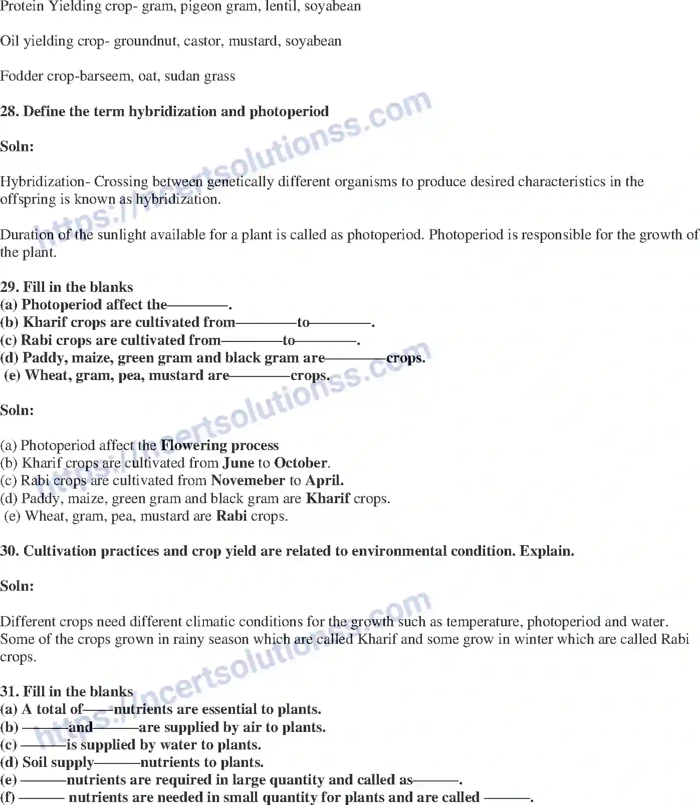 NCERT-Exemplar-Solution-Class-9-Science-Improvement-in-Food-Resources-184-page-9