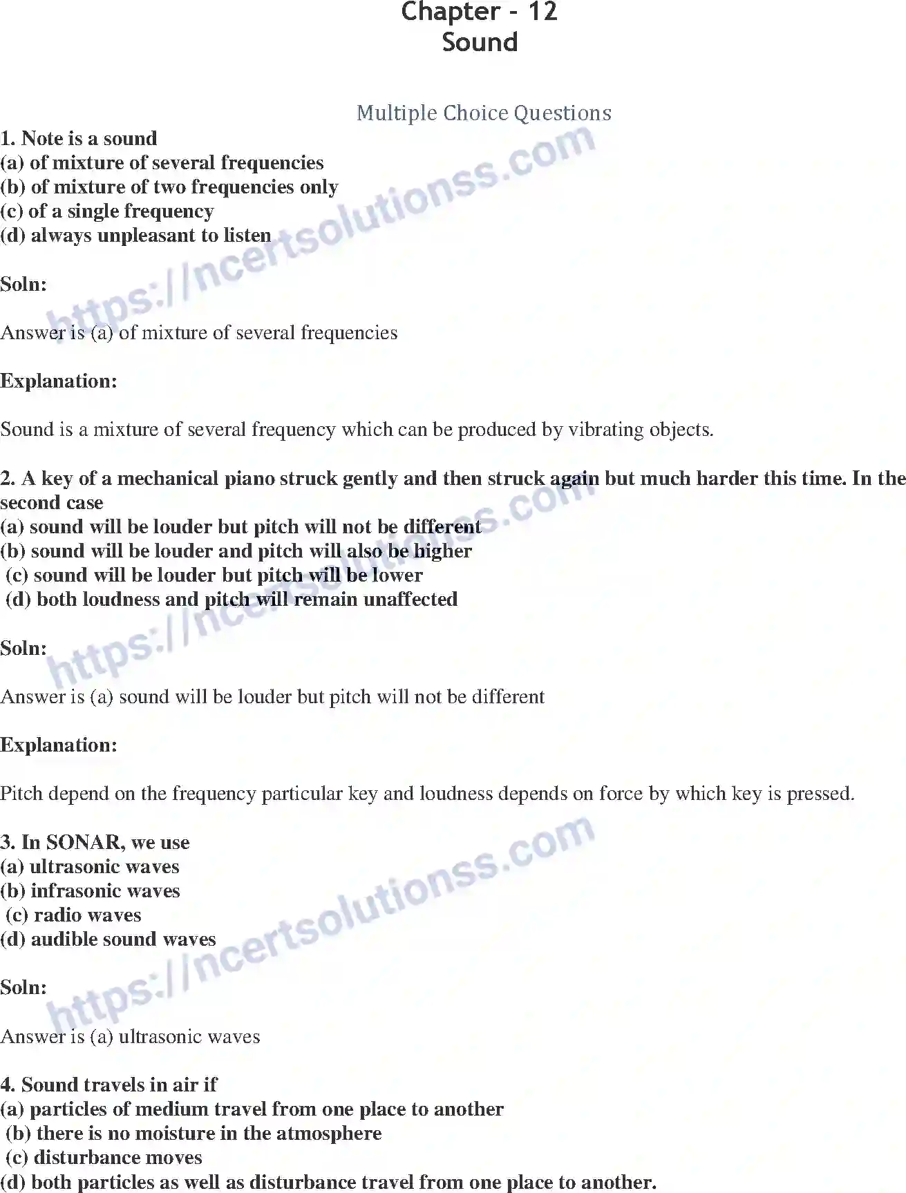 NCERT-Exemplar-Solution-Class-9-Science-Sound-181-page-1
