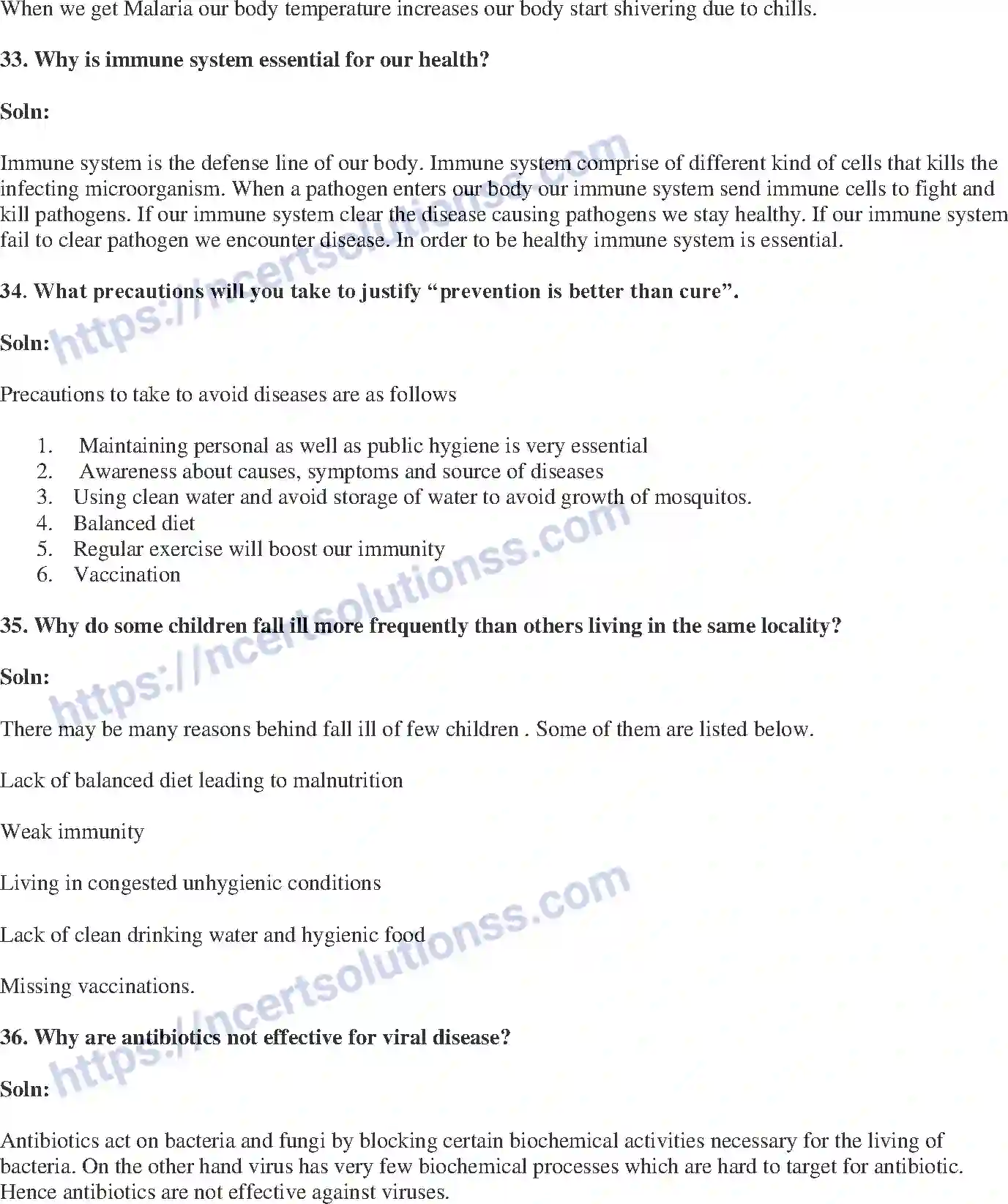 NCERT-Exemplar-Solution-Class-9-Science-Why-do-We-Fall-ill-182-page-10