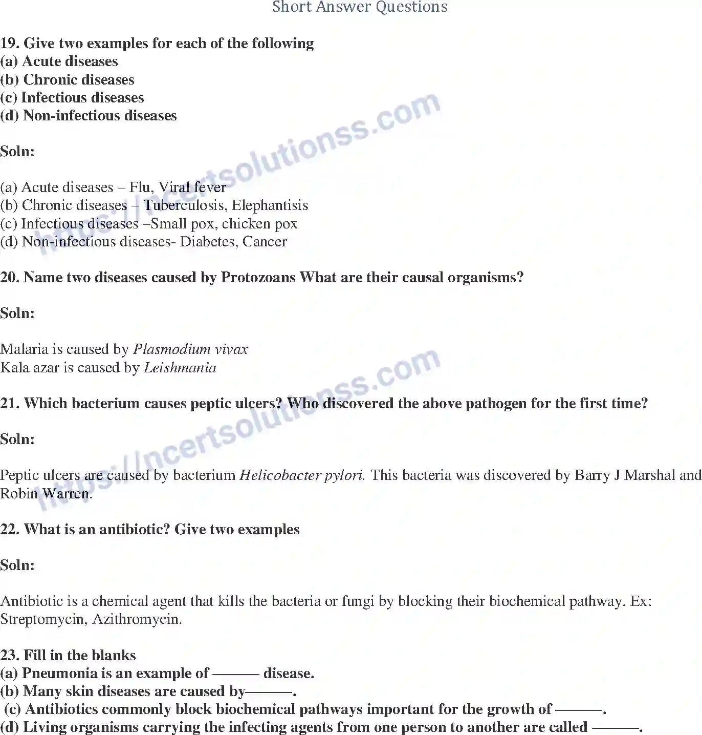 NCERT-Exemplar-Solution-Class-9-Science-Why-do-We-Fall-ill-182-page-6