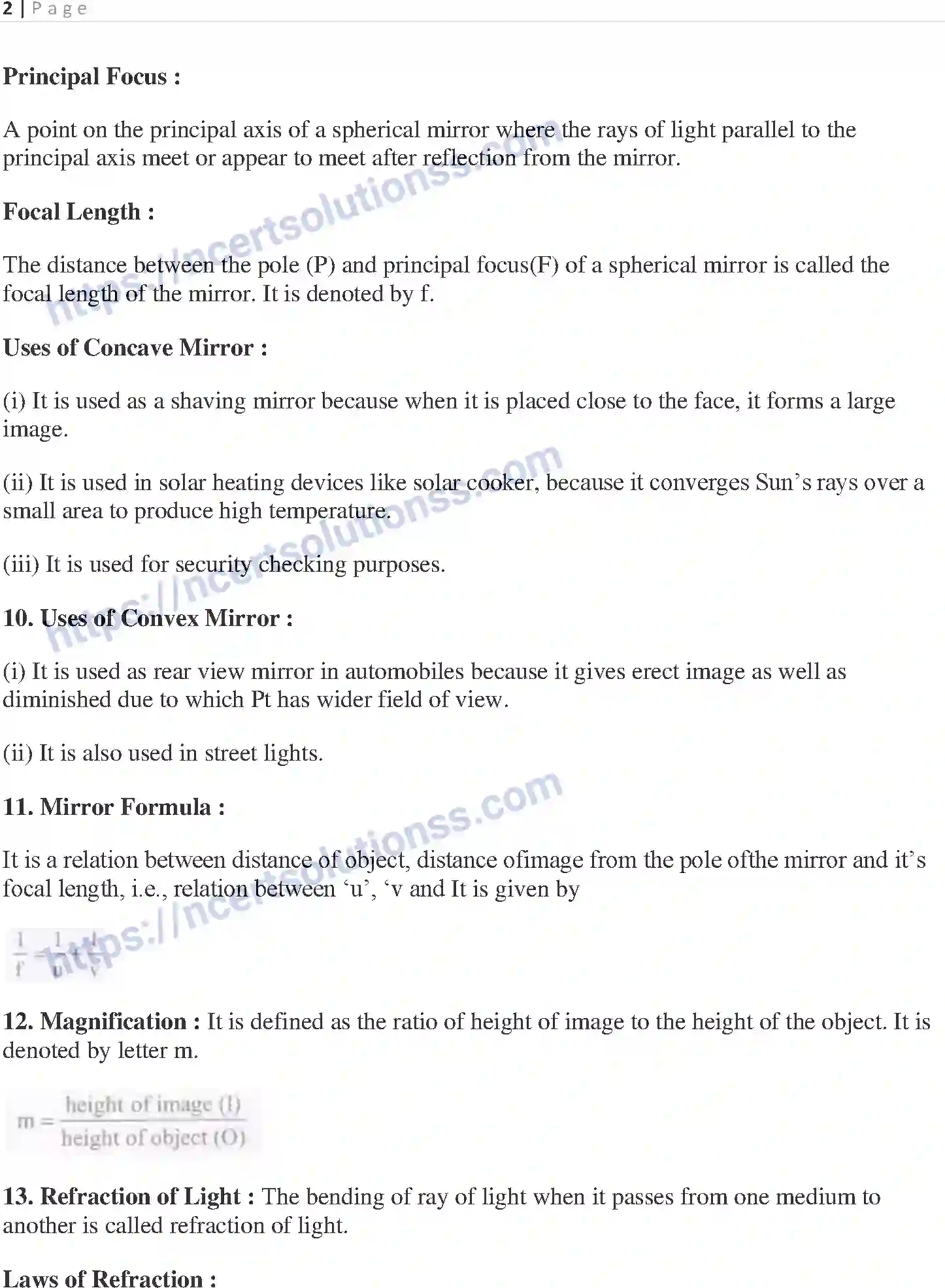 NCERT-Notes-Class-10-Science-Light-–-Reflection-and-Refraction-501-page-2