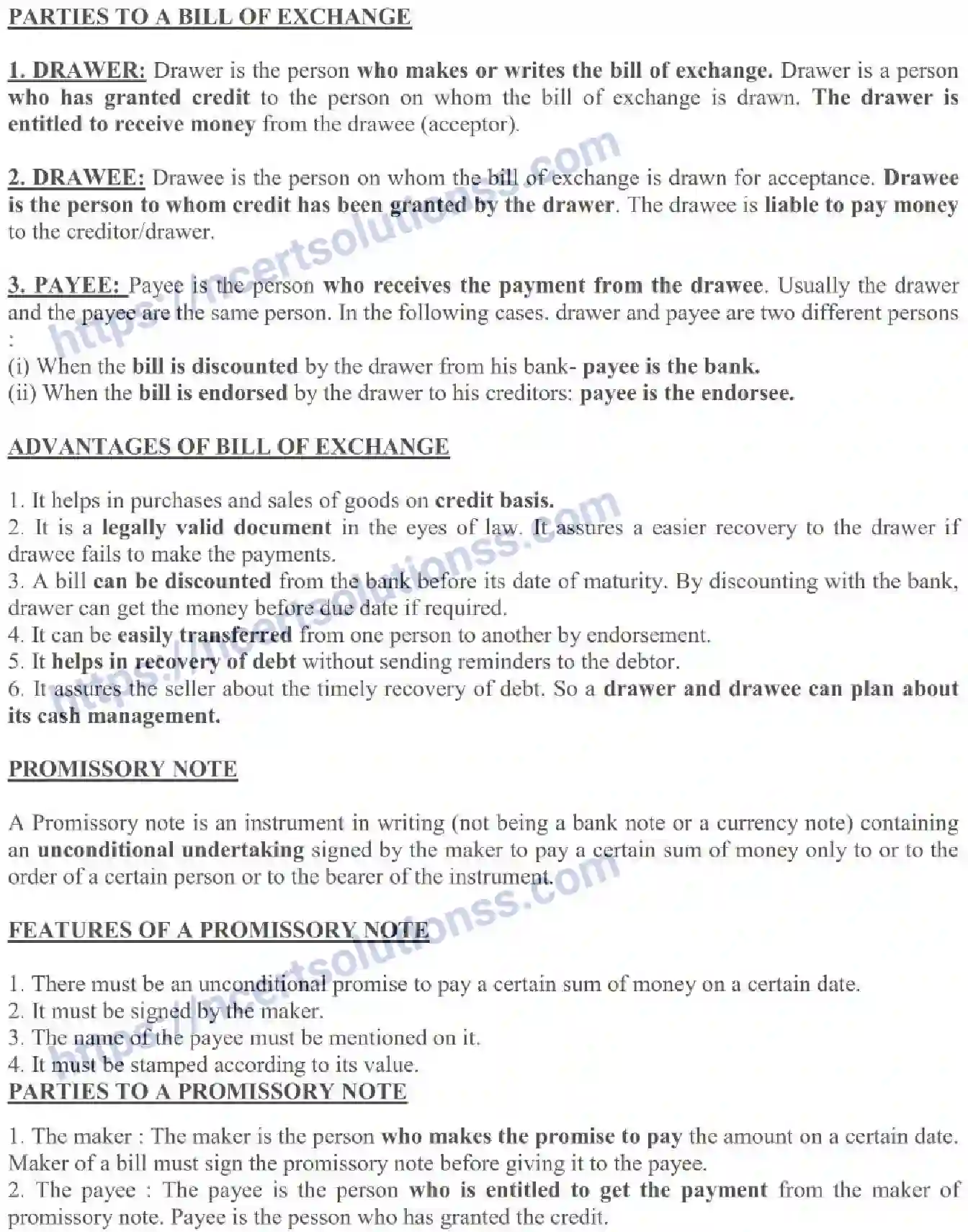 NCERT-Notes-Class-11-Accountancy-Accounting-For-Bills-Of-Exchange-322-page-2