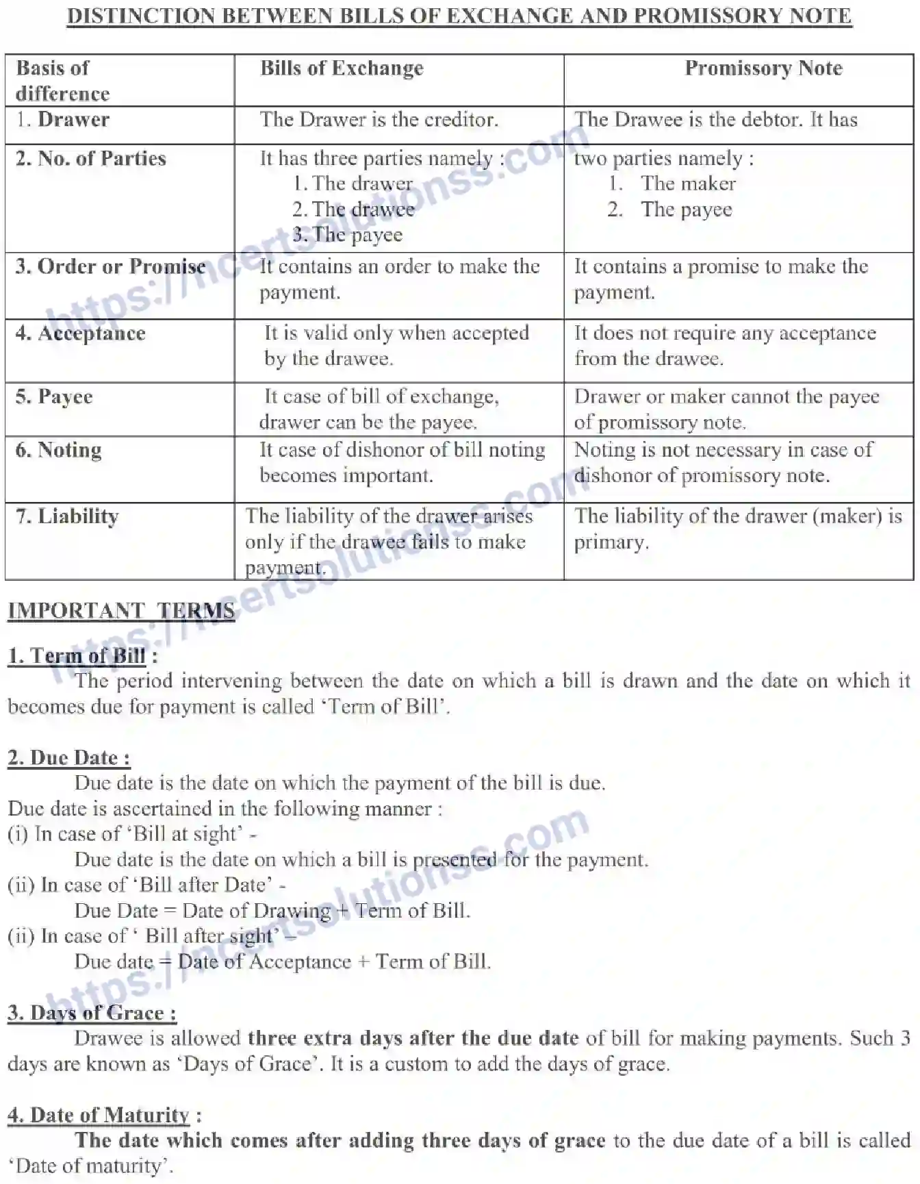 NCERT-Notes-Class-11-Accountancy-Accounting-For-Bills-Of-Exchange-322-page-3
