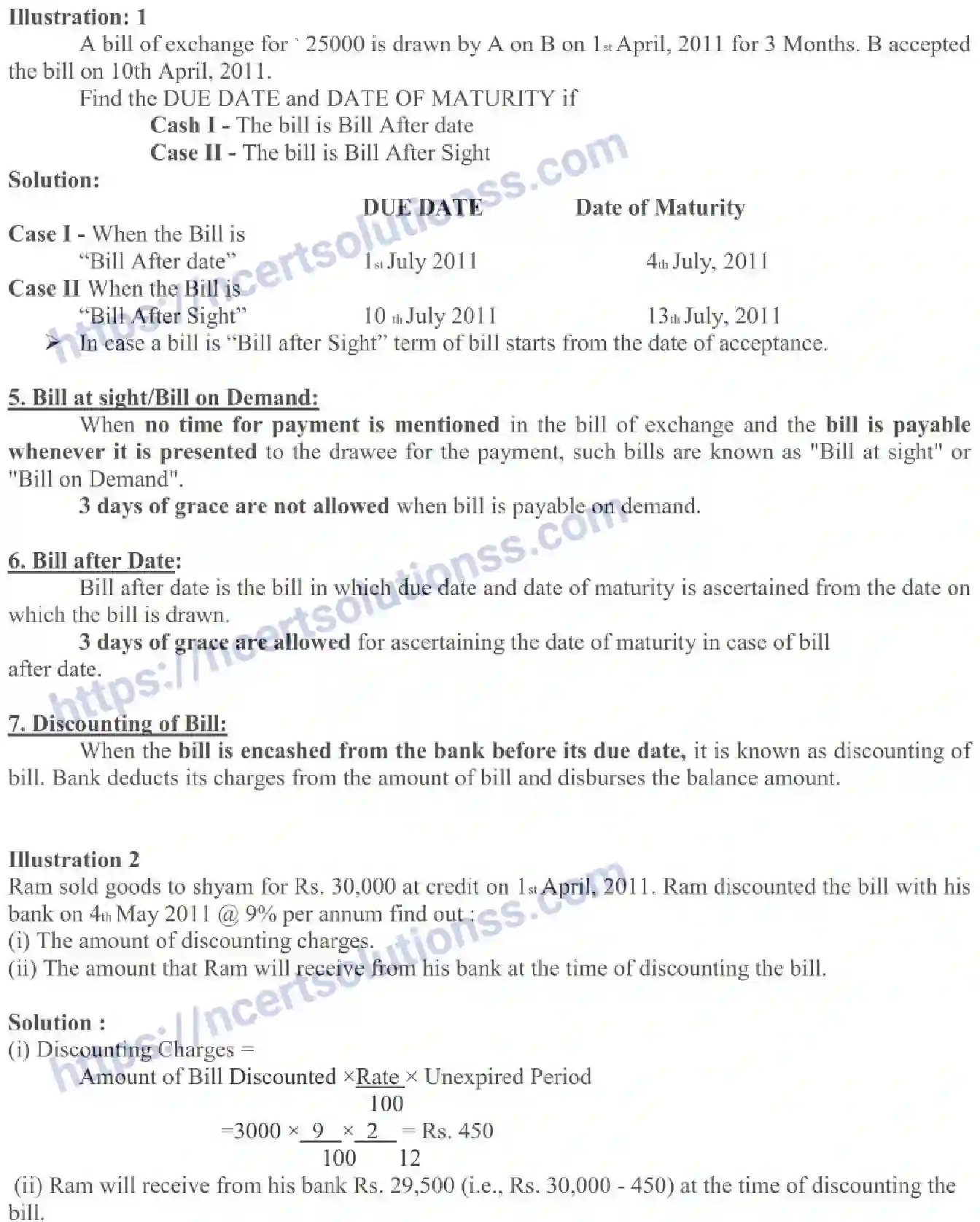 NCERT-Notes-Class-11-Accountancy-Accounting-For-Bills-Of-Exchange-322-page-4