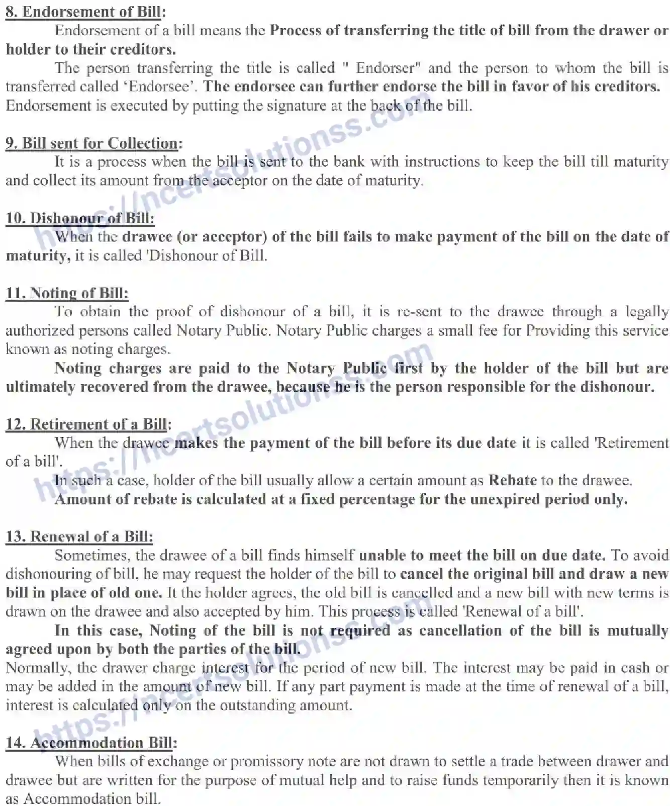 NCERT-Notes-Class-11-Accountancy-Accounting-For-Bills-Of-Exchange-322-page-5