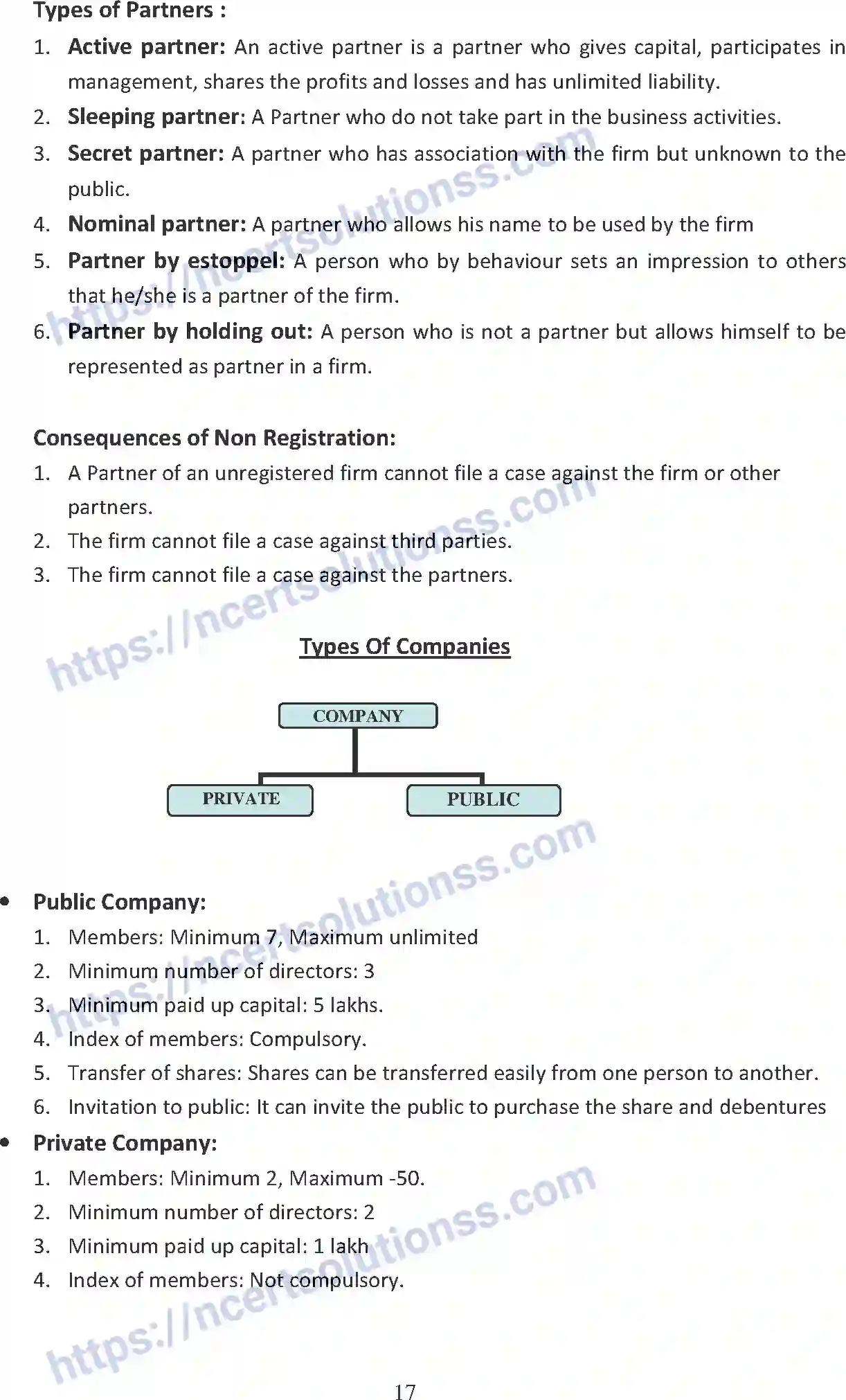 Class 11 Business Studies Business Organisation note