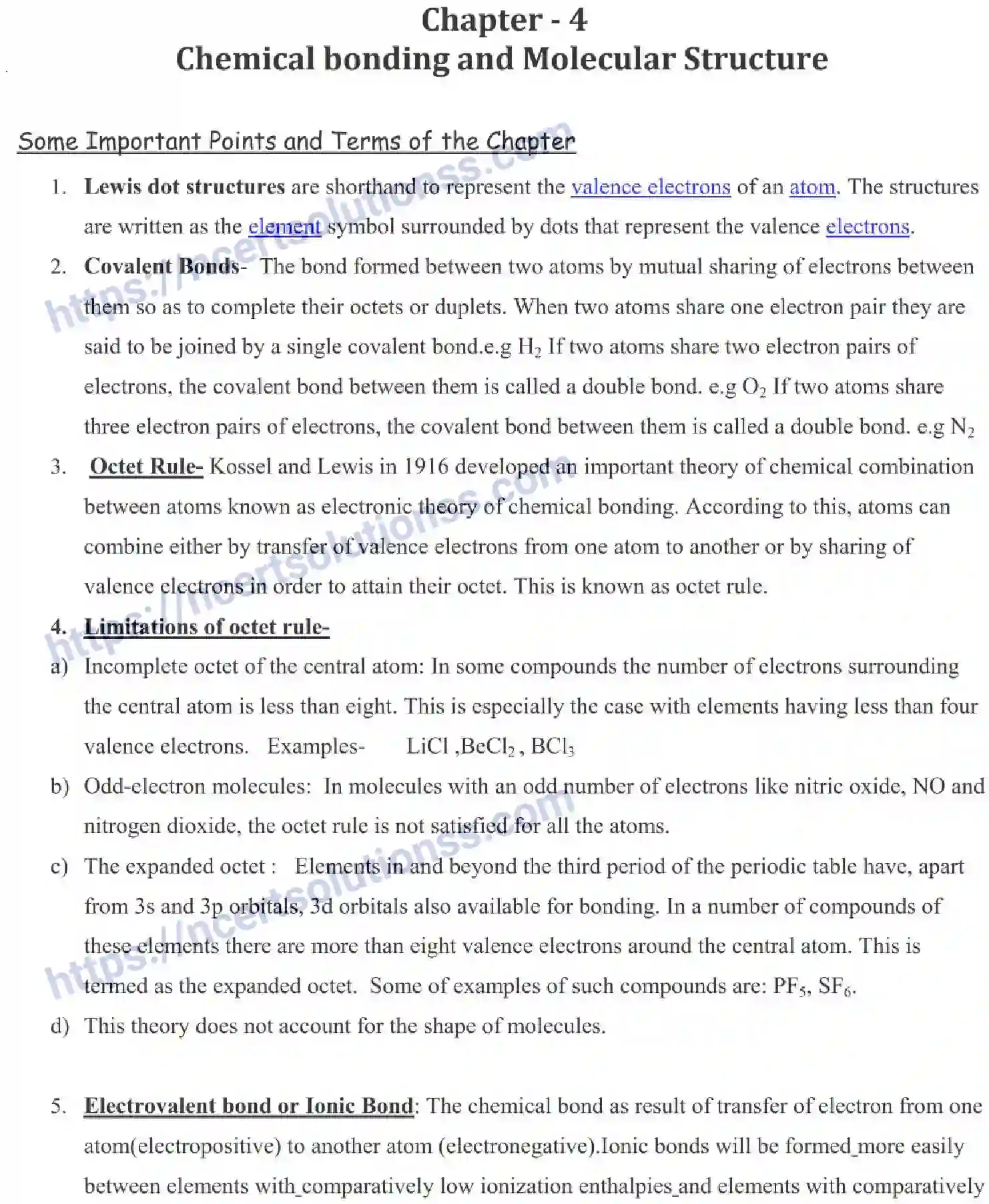 NCERT-Notes-Class-11-Chemistry-Chemical-Bonding-and-Molecular-Structure-250-page-1