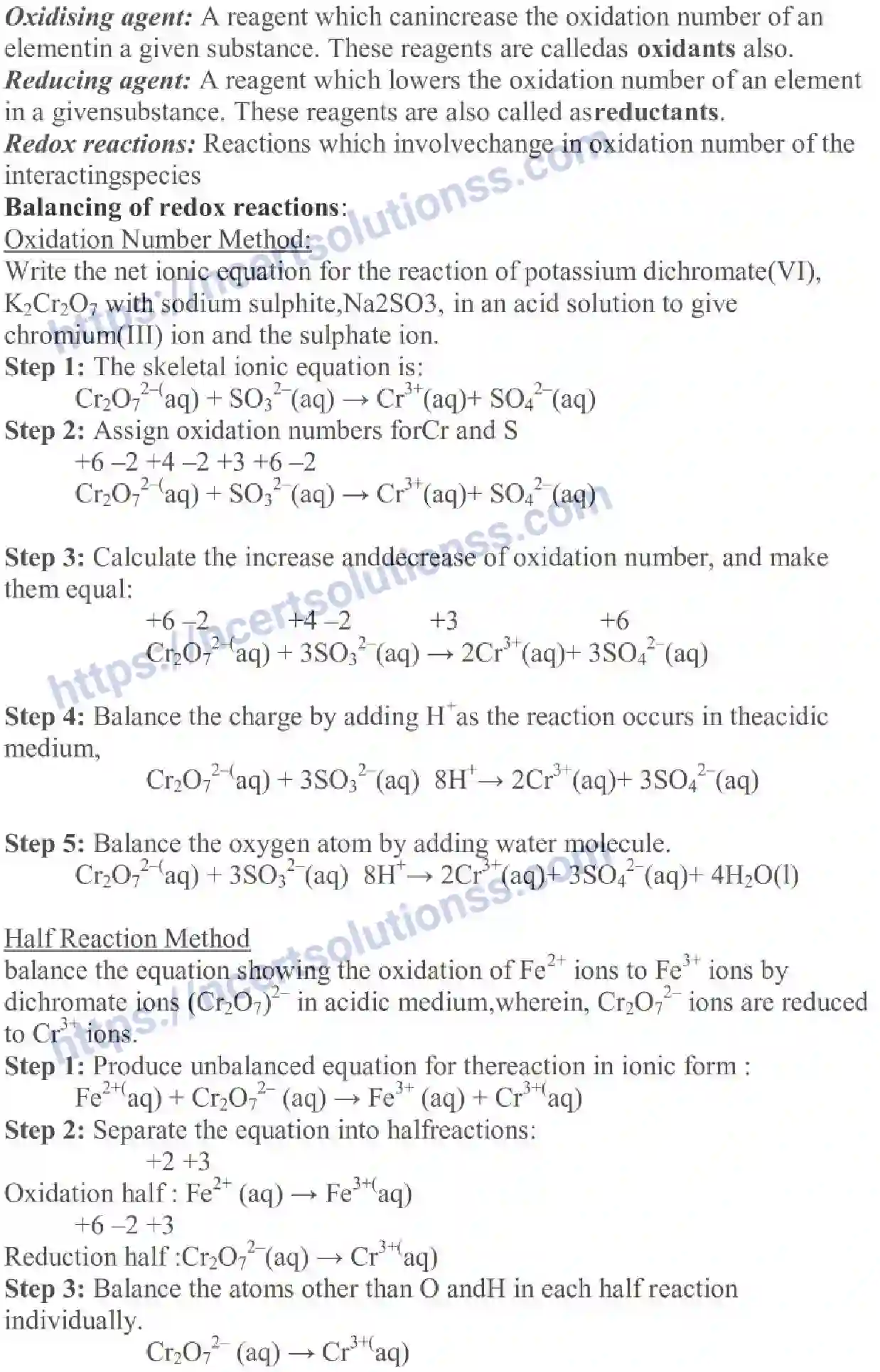NCERT-Notes-Class-11-Chemistry-Redox-Reactions-254-page-2