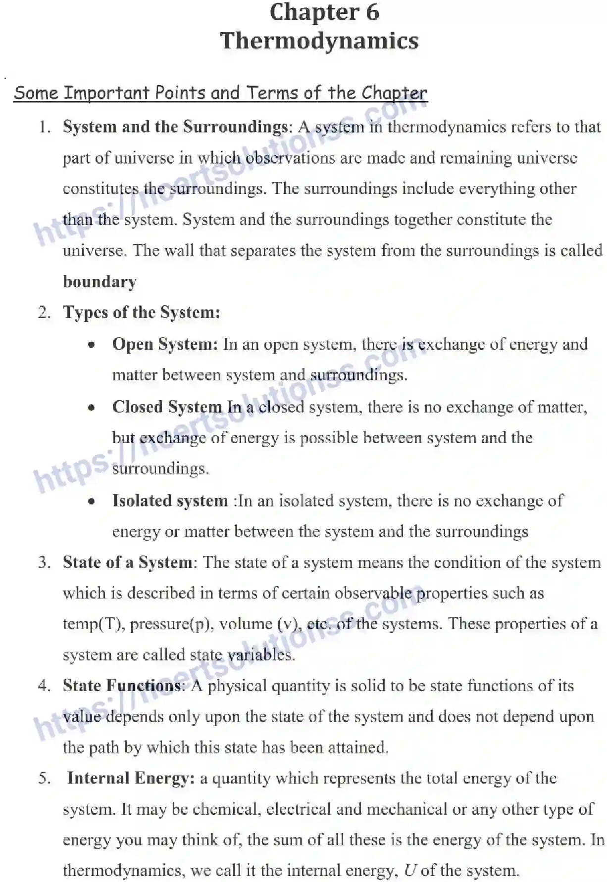 NCERT-Notes-Class-11-Chemistry-Thermodynamics-252-page-1