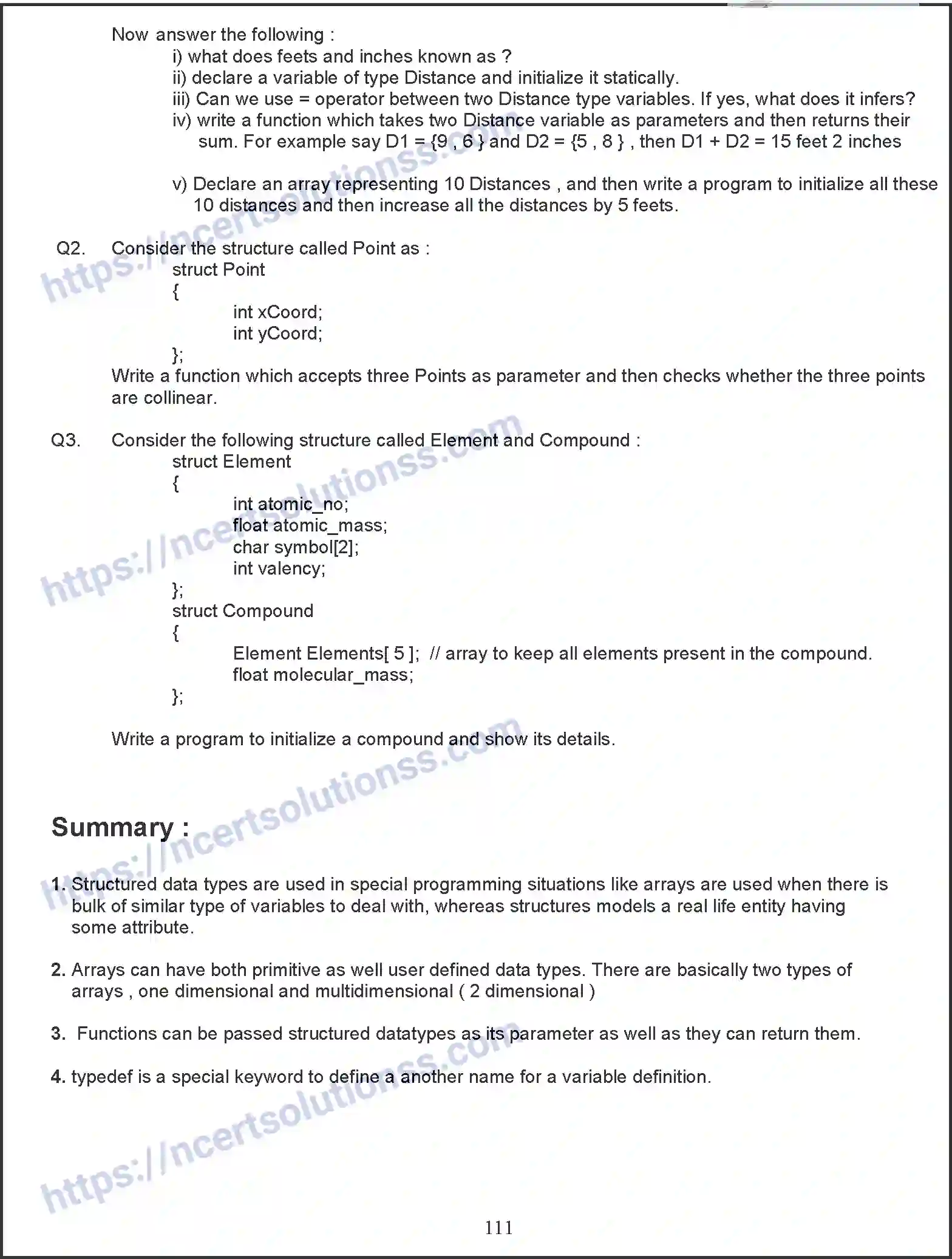 NCERT-Notes-Class-11-Computer-Science-Arrays-and-Structures-371-page-19