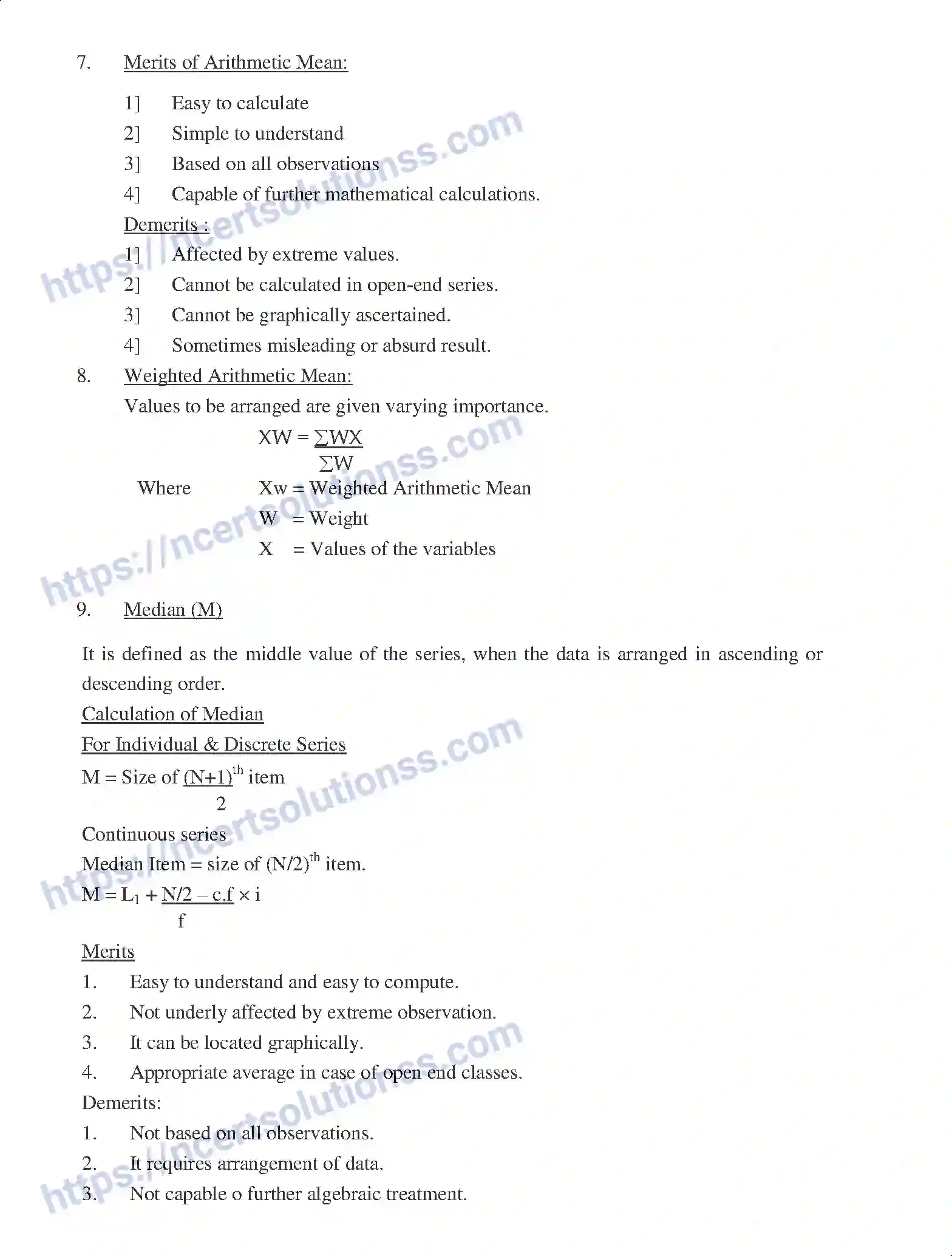 NCERT-Notes-Class-11-Economics-Measures-of-Central-Tendency-265-page-2