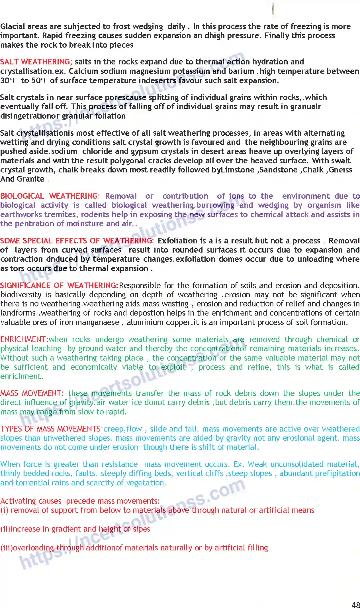 NCERT-Notes-Class-11-Geography-Geomorphic-Process-355-page-5