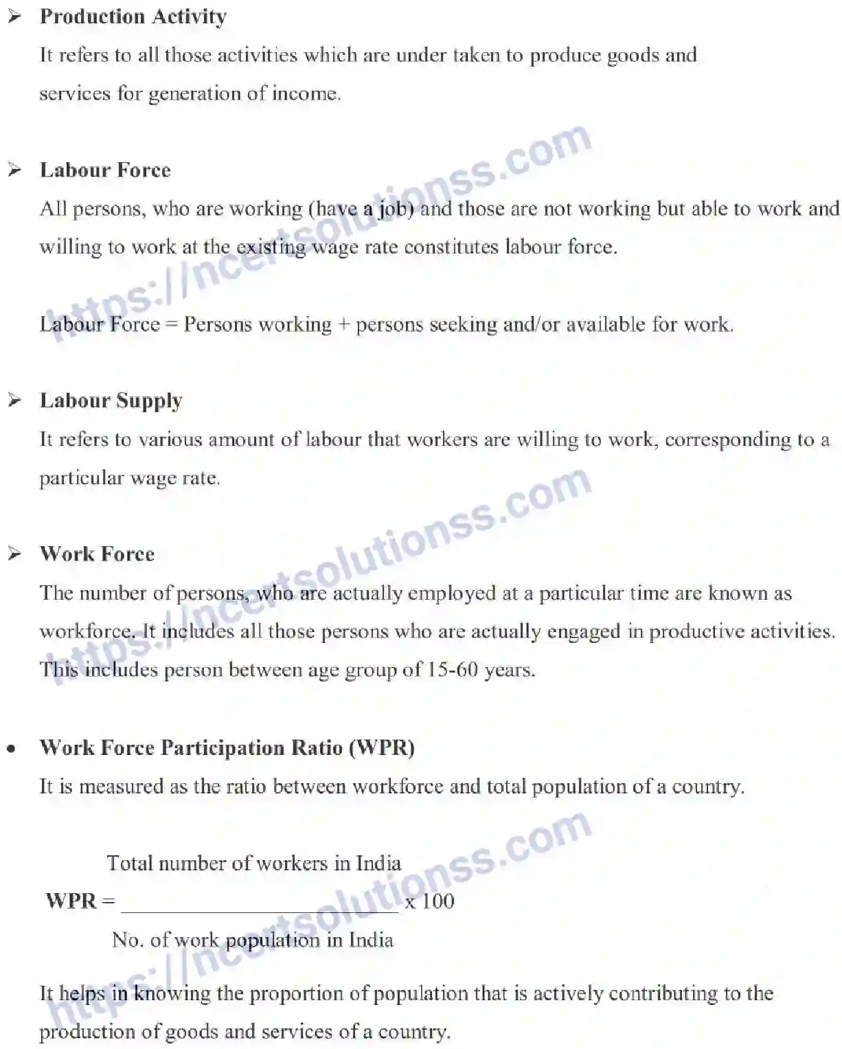 NCERT-Notes-Class-11-Indian-Economic-Development-Employment-and--Growth-Informalisation-And-Other-Issues-456-page-2