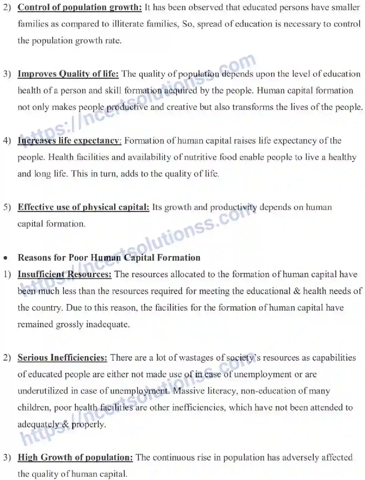 NCERT-Notes-Class-11-Indian-Economic-Development-Human-Capital-Formation-In-India-454-page-2
