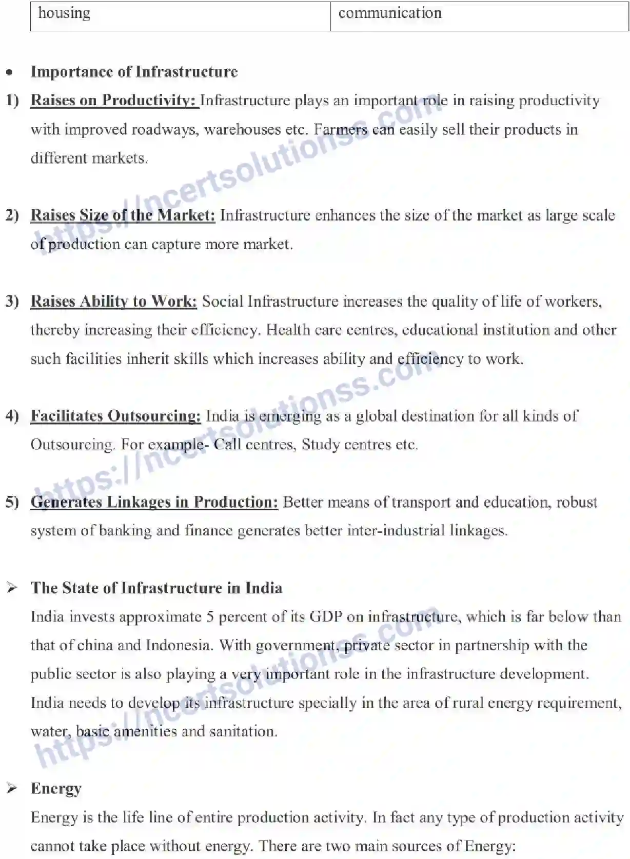 NCERT-Notes-Class-11-Indian-Economic-Development-Infrastructure-457-page-2