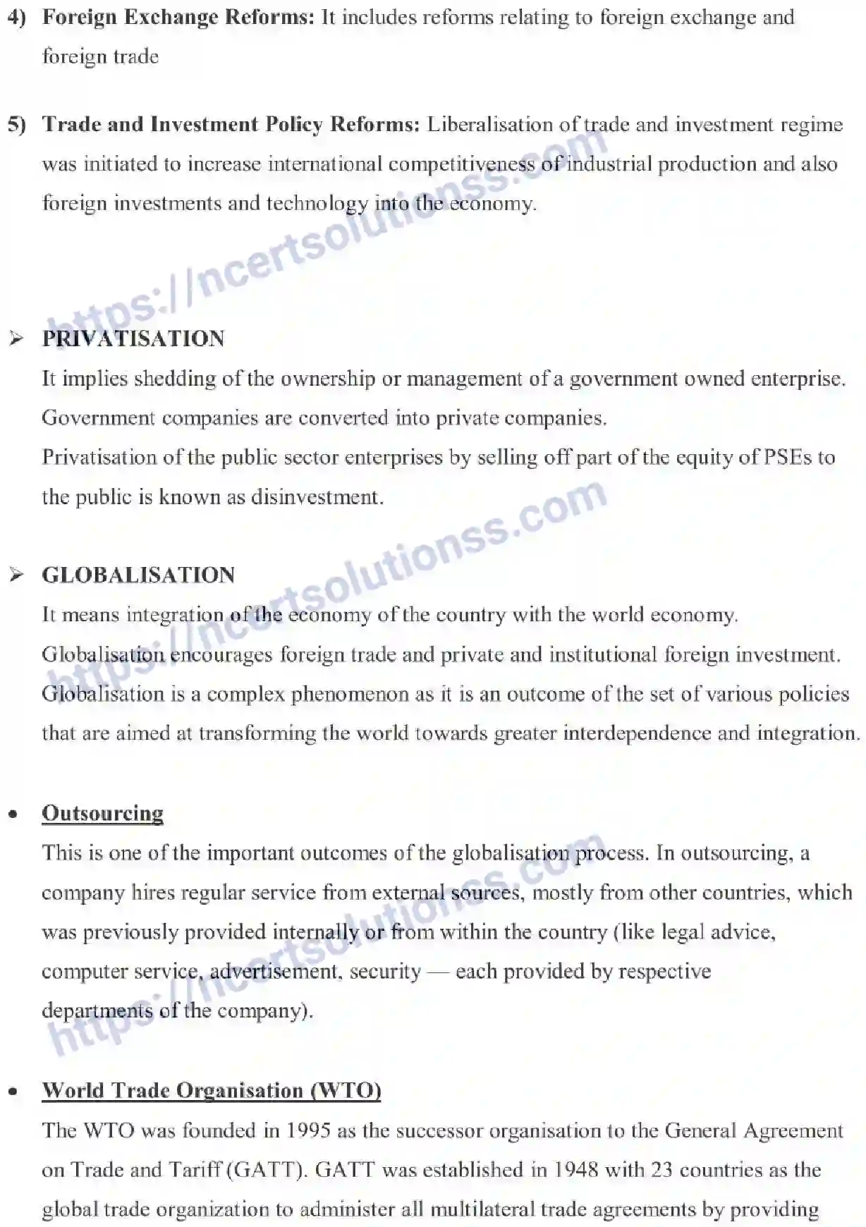 NCERT-Notes-Class-11-Indian-Economic-Development-Liberalisation-Privatisation-And-Globalisation-and--An-Appraisal-452-page-4