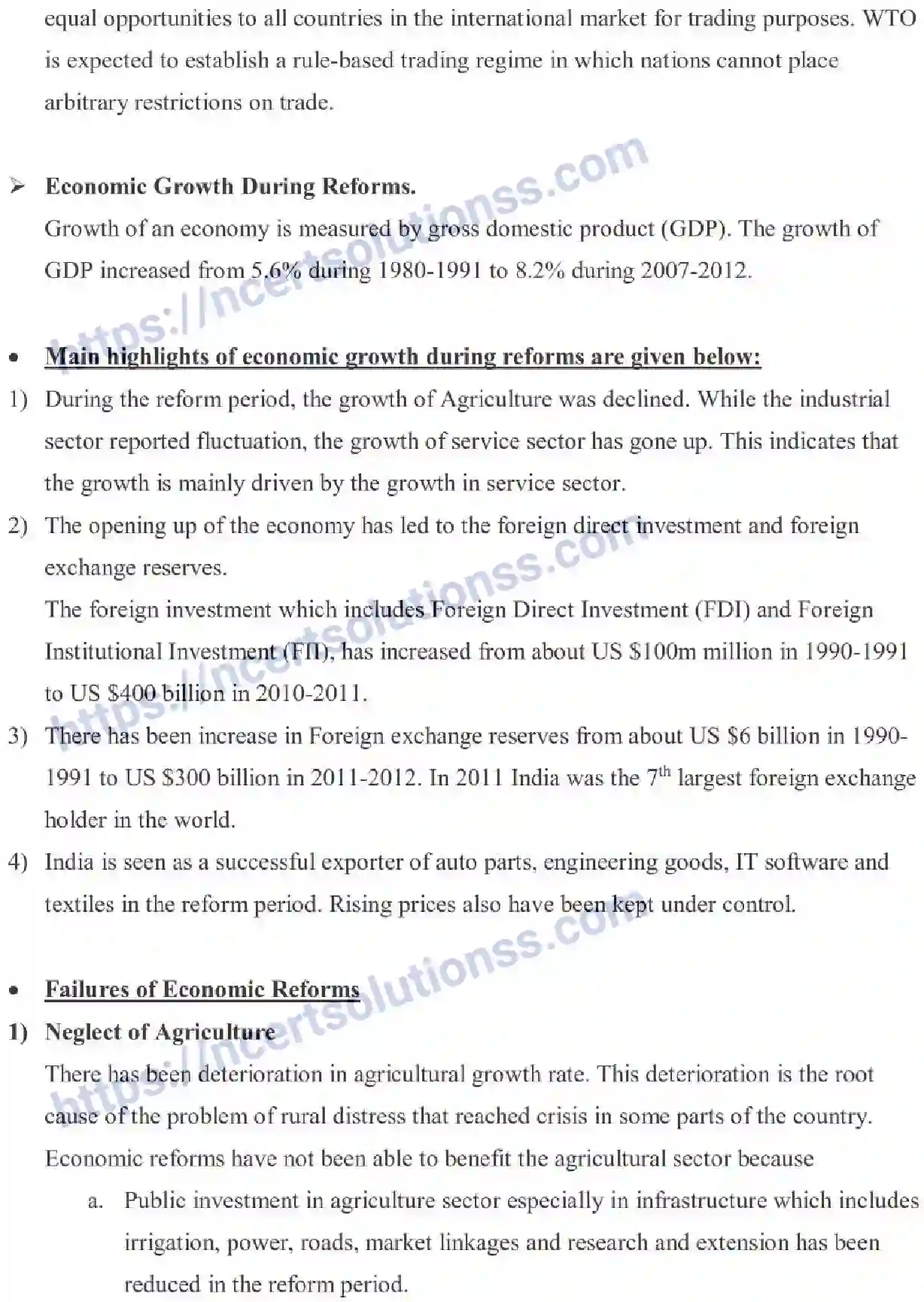 NCERT-Notes-Class-11-Indian-Economic-Development-Liberalisation-Privatisation-And-Globalisation-and--An-Appraisal-452-page-5