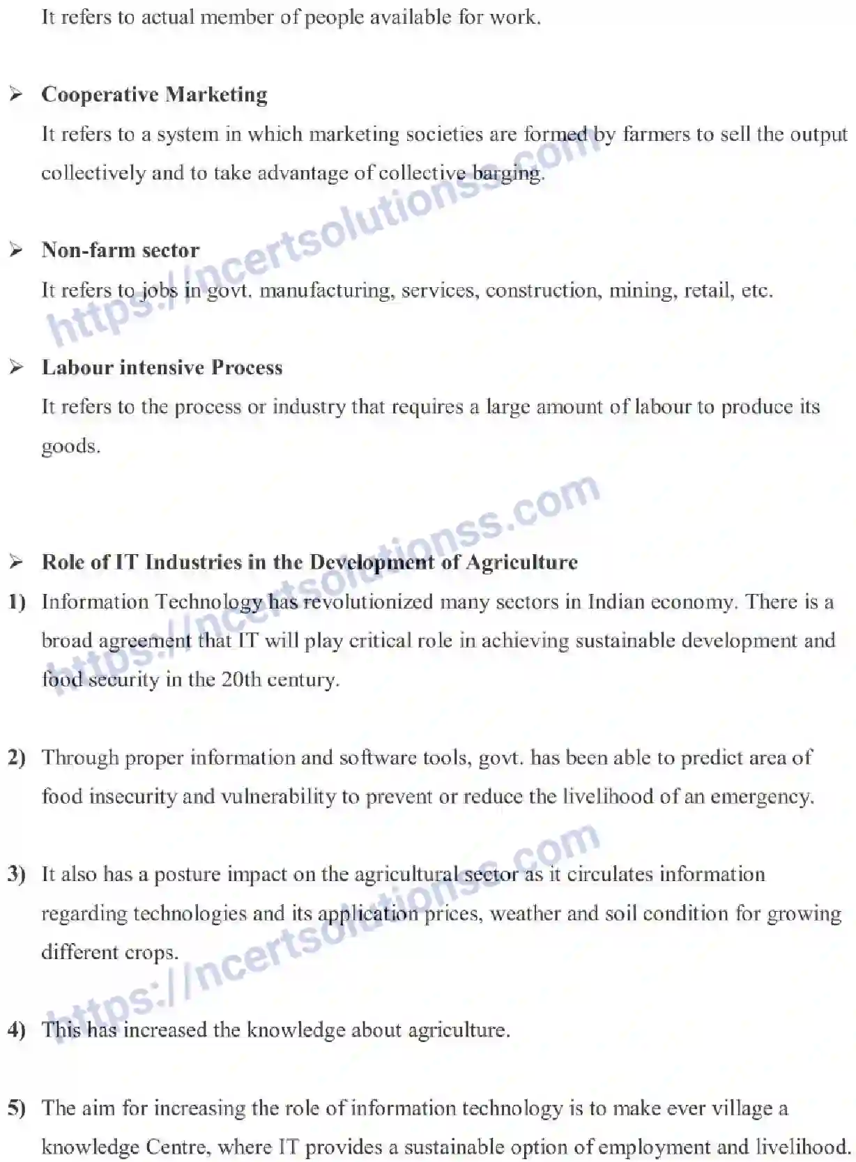 NCERT-Notes-Class-11-Indian-Economic-Development-Rural-Development-455-page-6