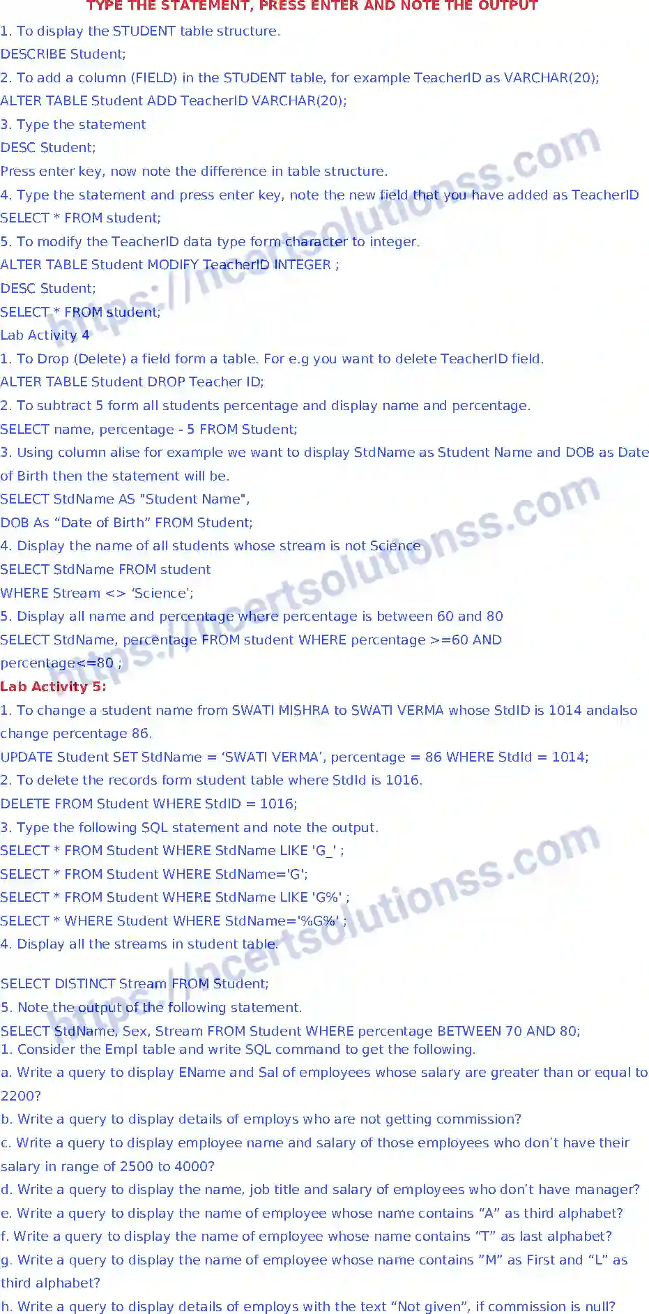 NCERT-Notes-Class-11-Informatics-Practices-Chapter-10-SQL-Functions-285-page-5