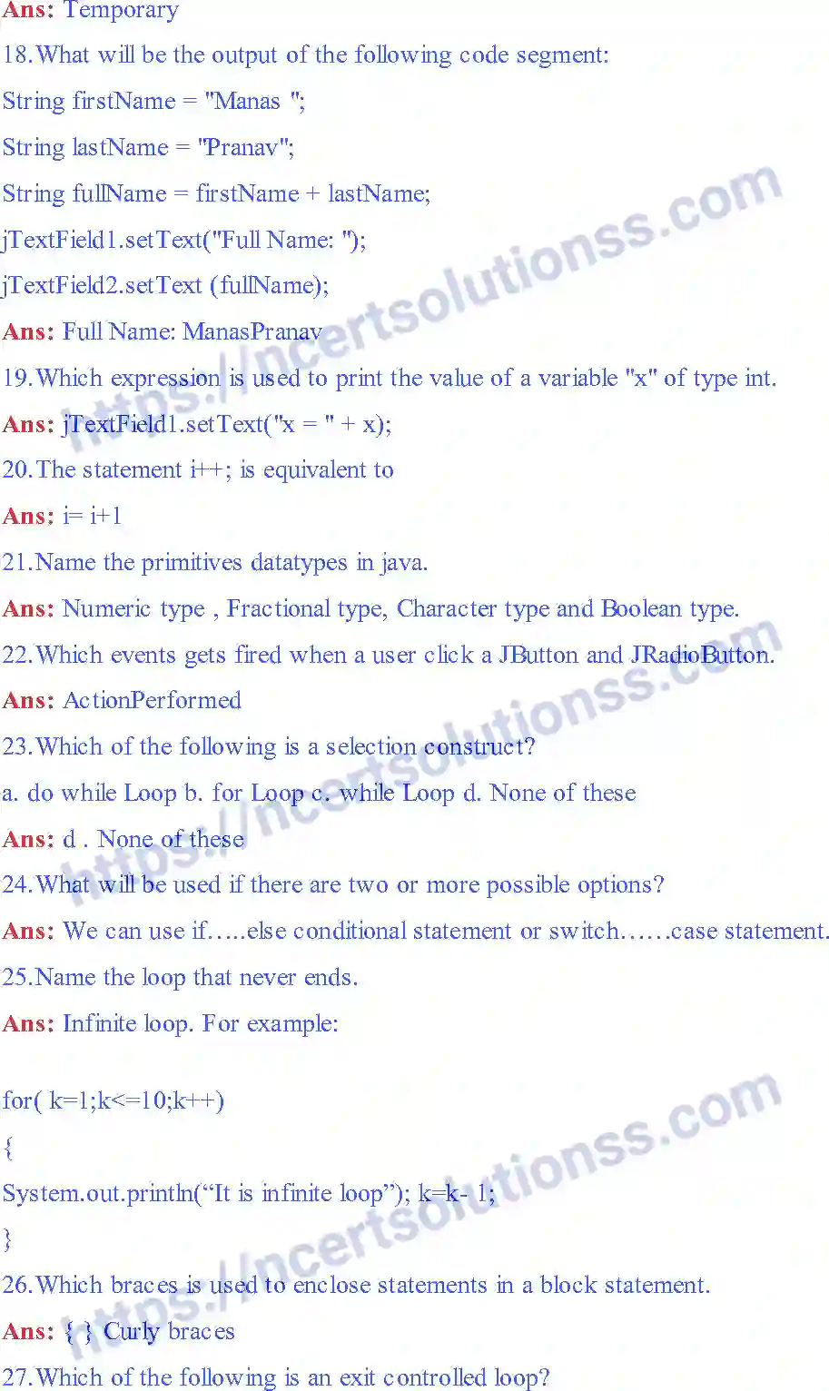 NCERT-Notes-Class-11-Informatics-Practices-Chapter-6-Java-IDE-Programming-–-I--II-and--III-281-page-4