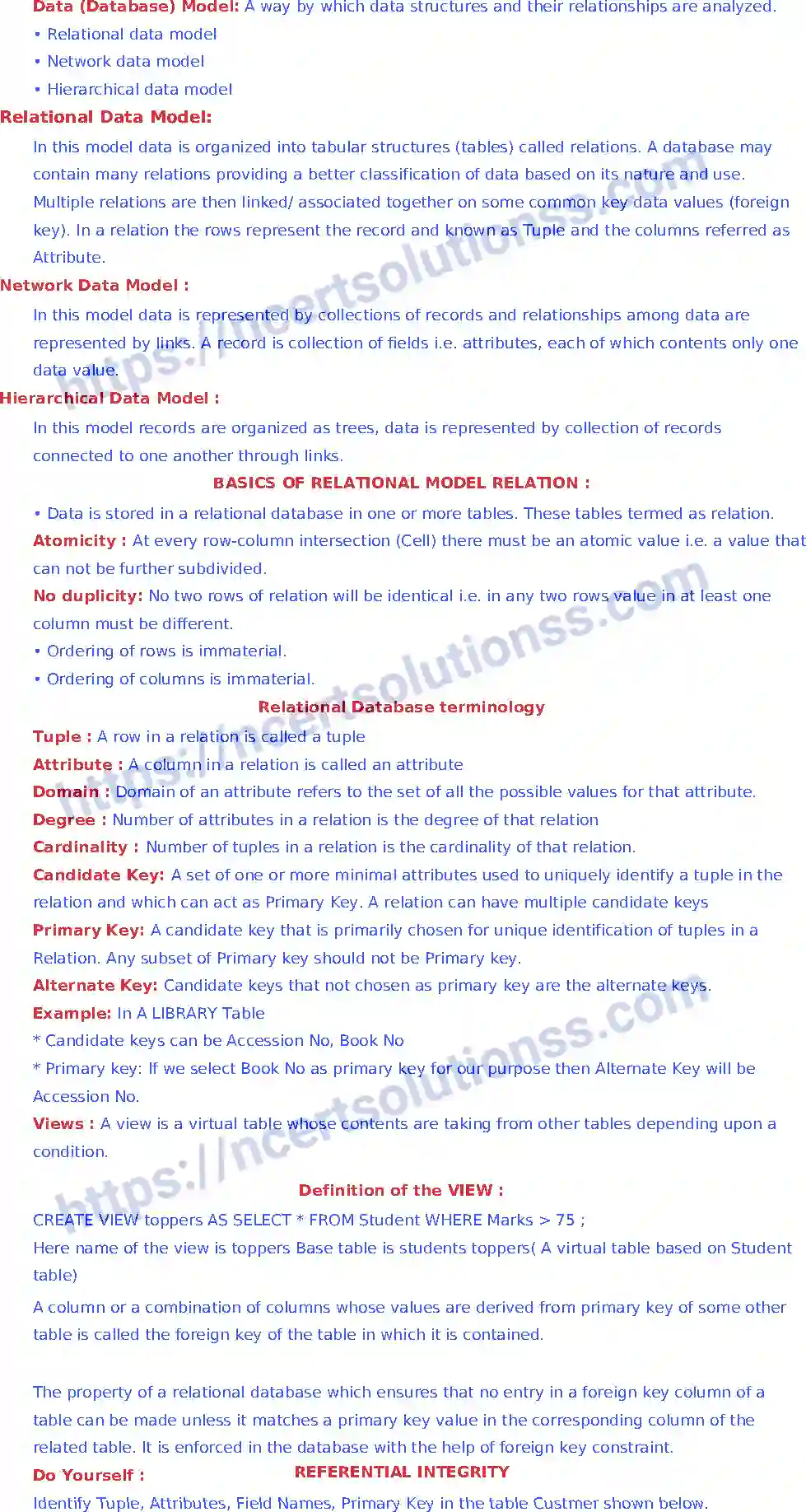 NCERT-Notes-Class-11-Informatics-Practices-Chapter-8-Database-Management-System-283-page-2