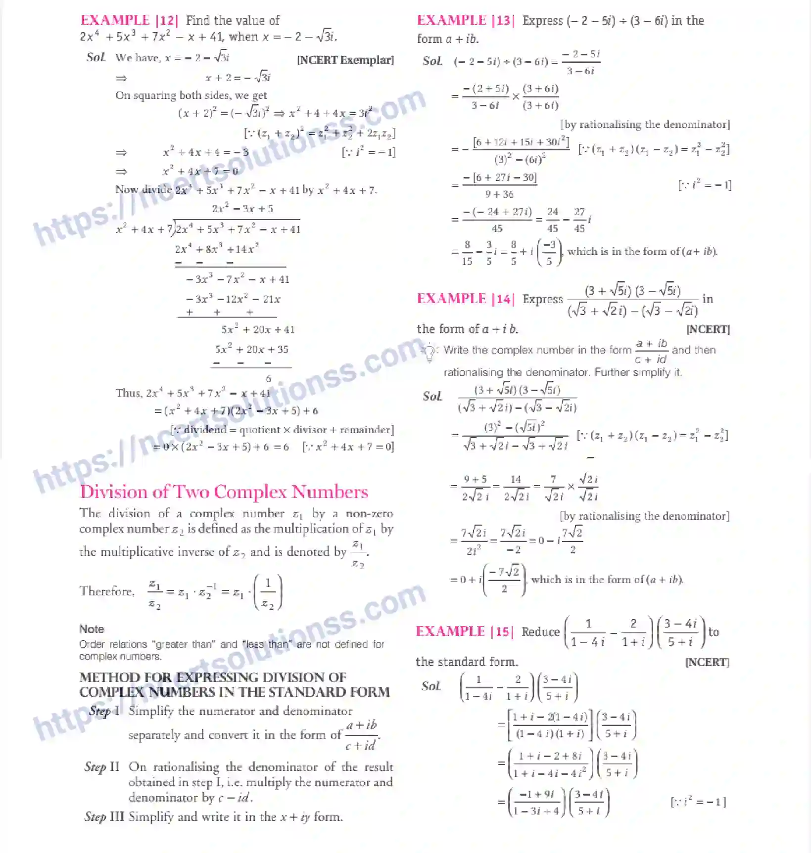 NCERT-Notes-Class-11-Maths-Complex-Numbers-and-Quadratic-Equations-290-page-10