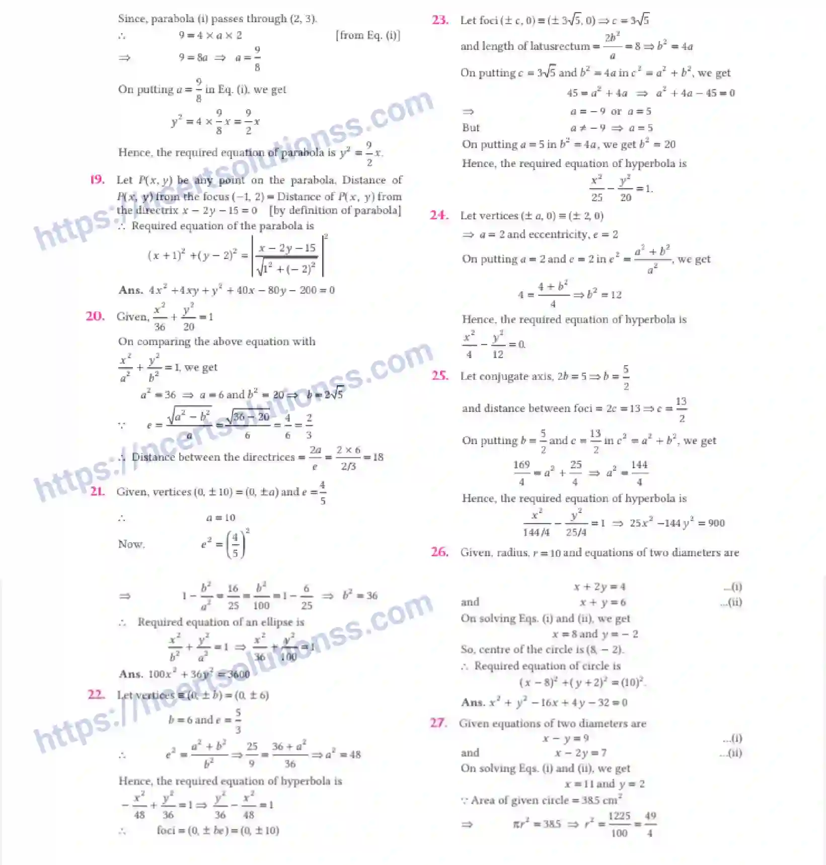 NCERT-Notes-Class-11-Maths-Conic-Sections-296-page-51