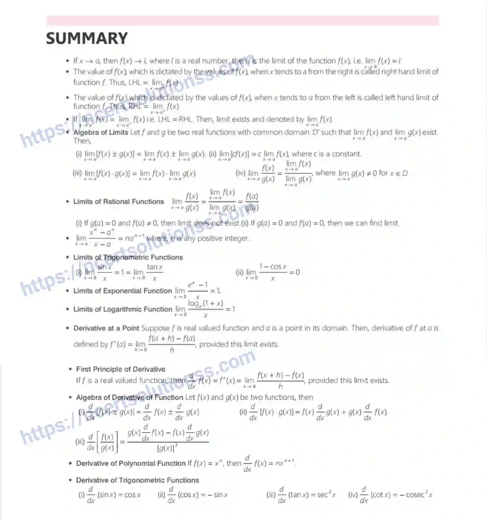 NCERT-Notes-Class-11-Maths-Limits-and-Derivatives-298-page-51
